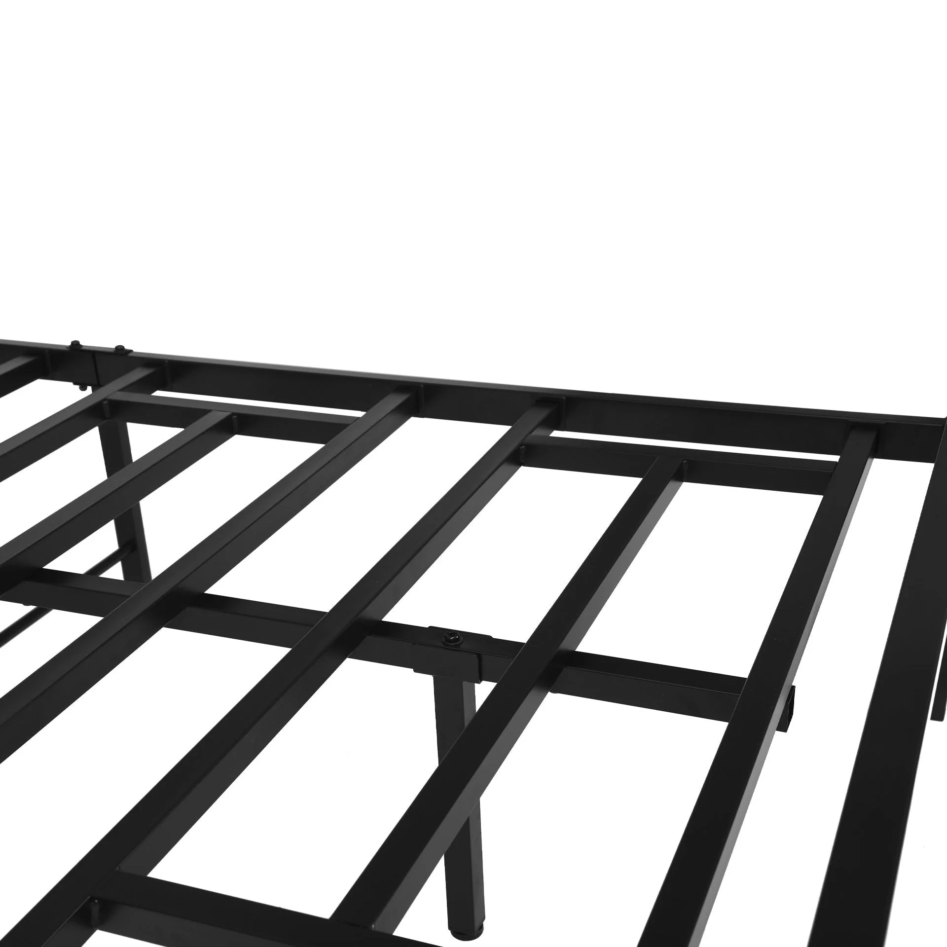 Isla Single Metal Bed Frame - Black - Image 9