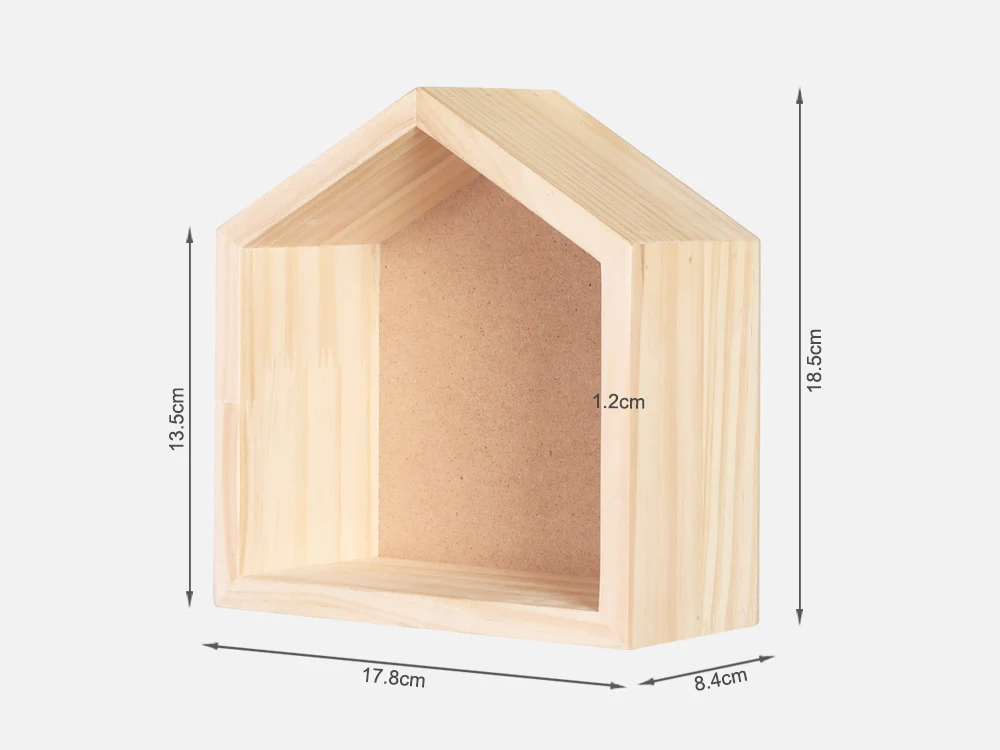 ITASY House Wall Shelf - Oak - Image 9