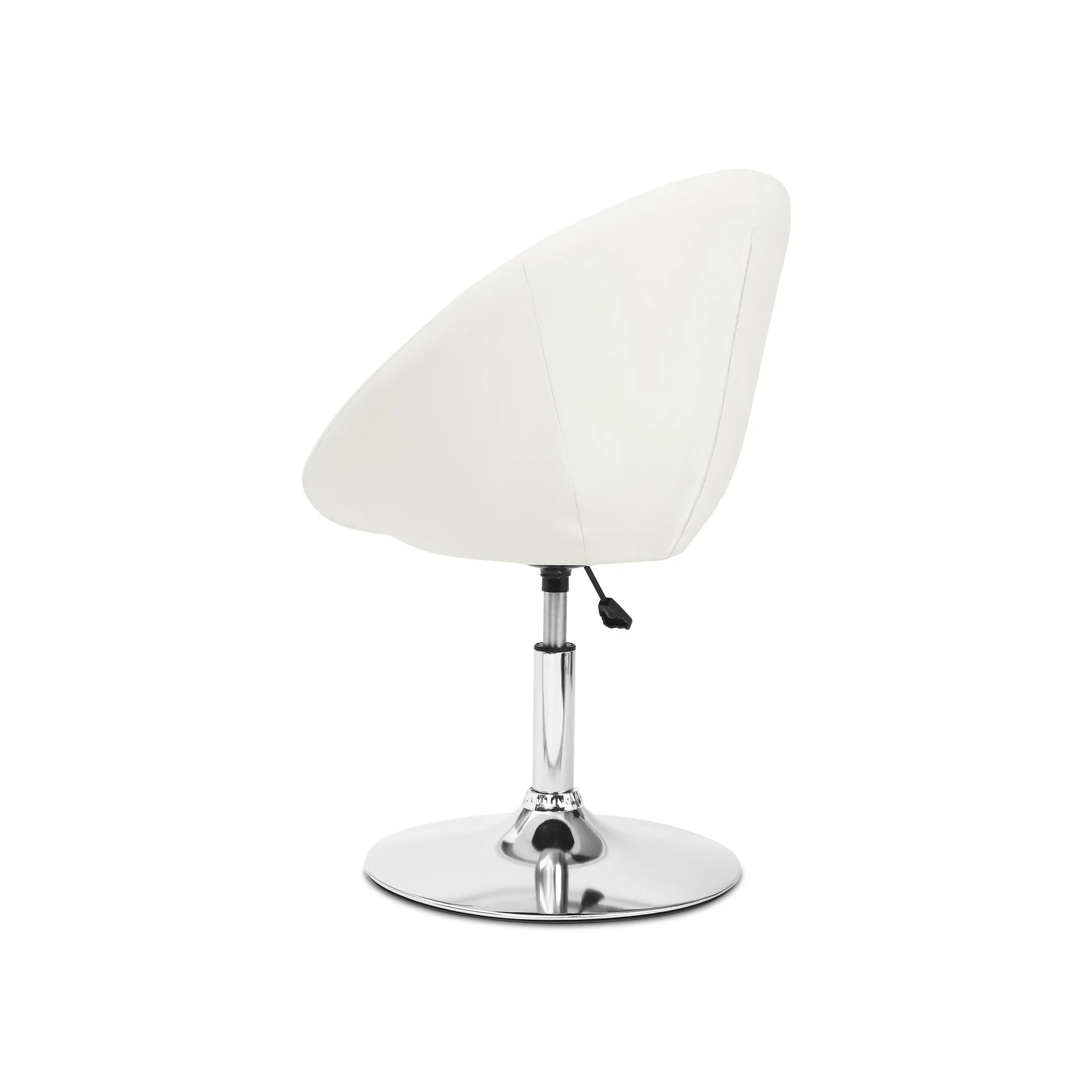 Iva PU Leather Swivel Bar Stool - Set of 2 - White - Image 8