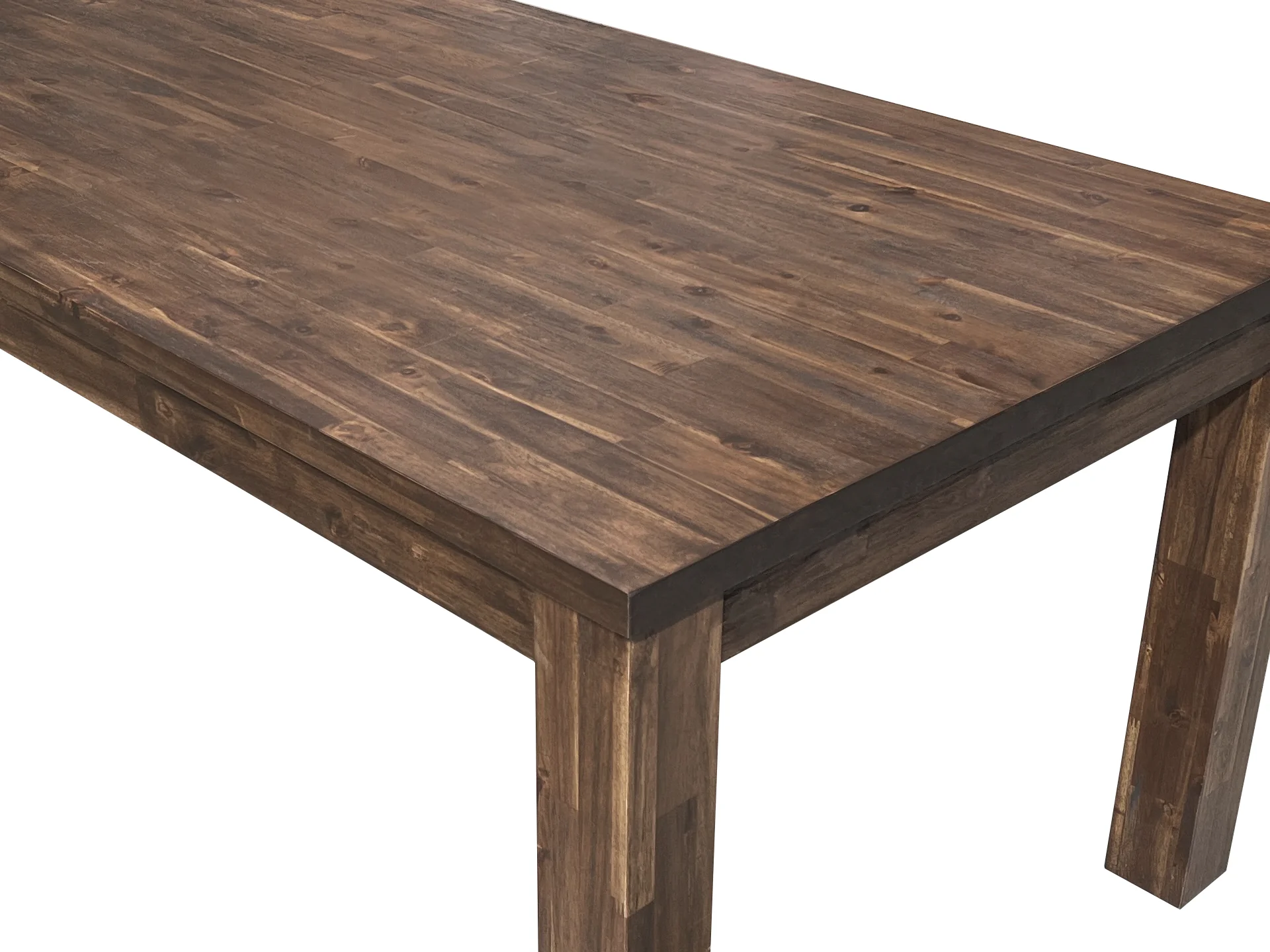 Jarvis Solid Wood Dining Table Rectangle 180 x 100cm - Caramel - Image 4