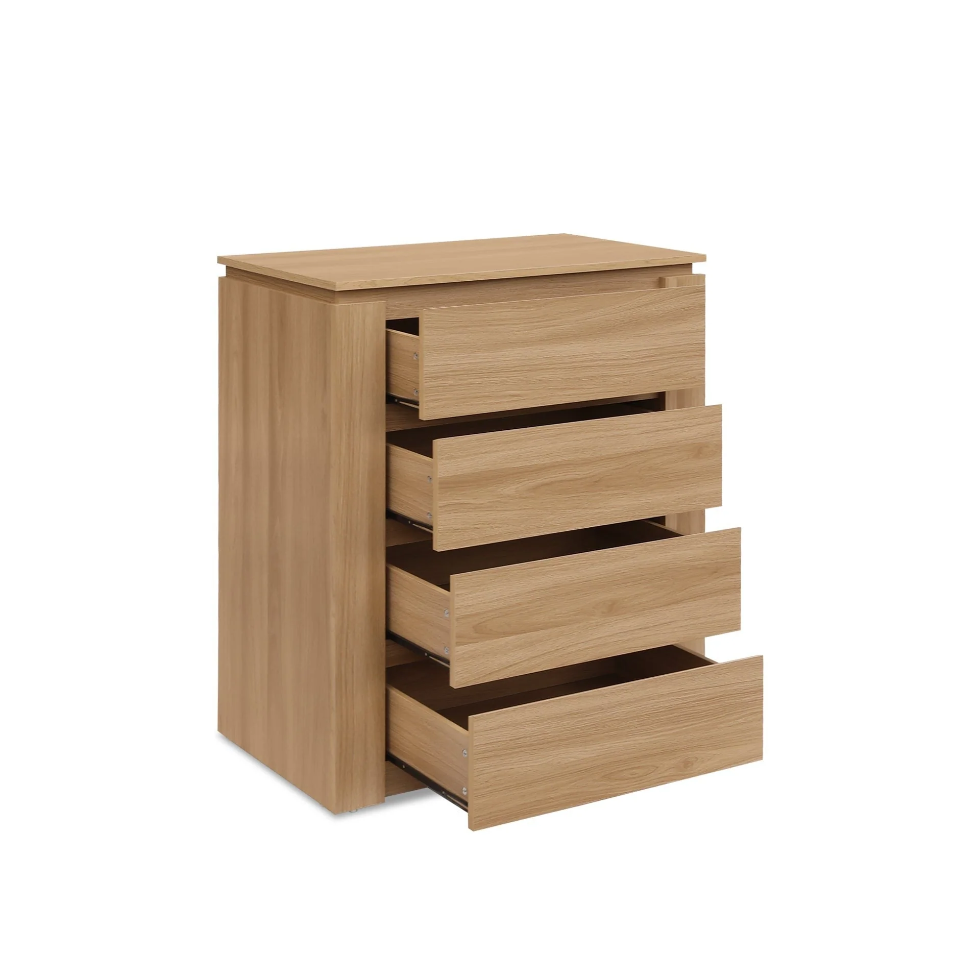 Jayce 4 Drawers Tallboy - Oak - Image 6
