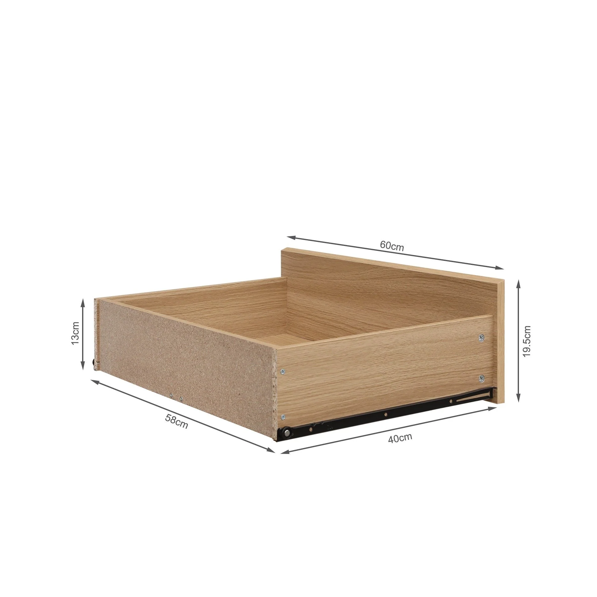 Jayce 4 Drawers Tallboy - Oak - Image 9