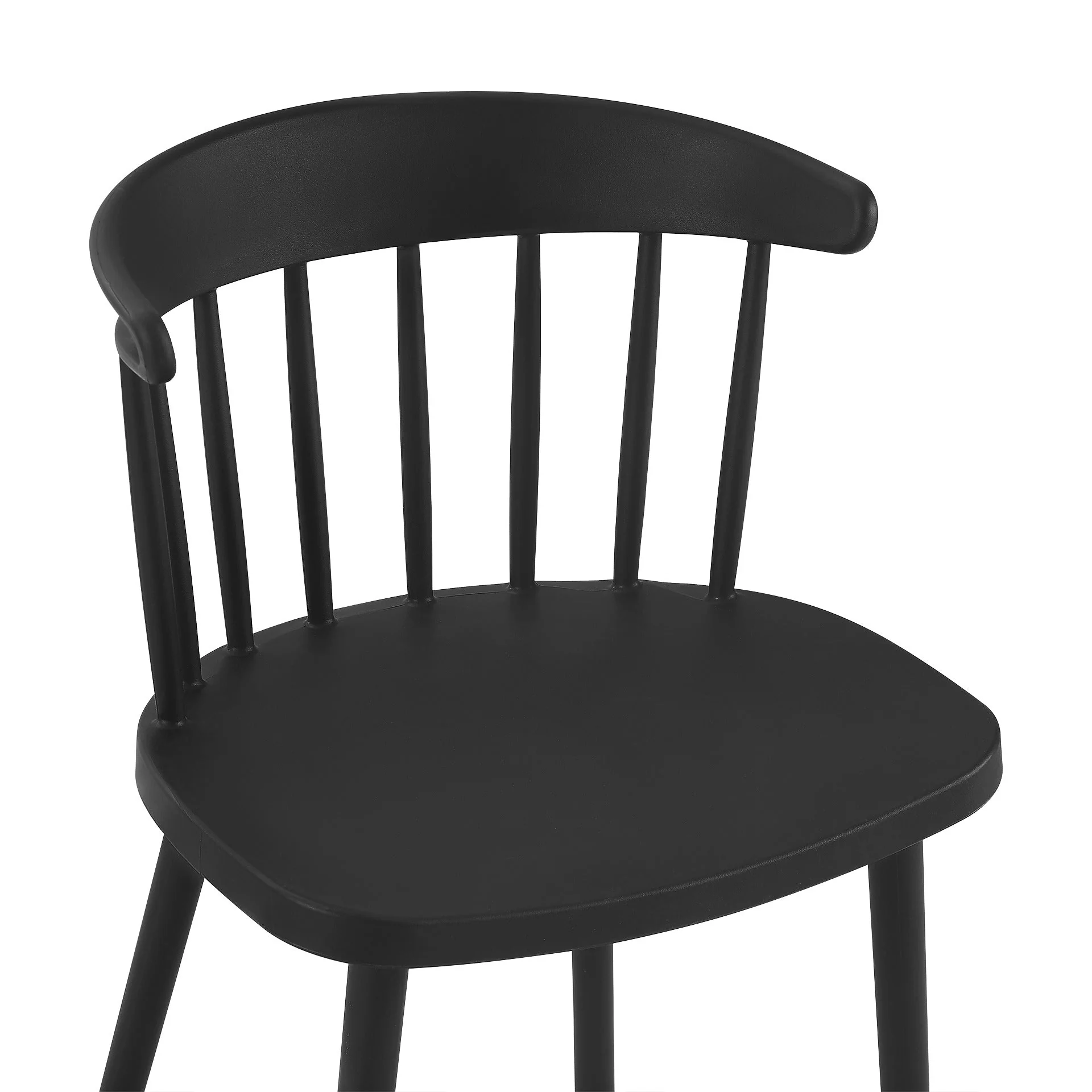 Jayden Dining Chair - Set of 4 - Black - Image 10