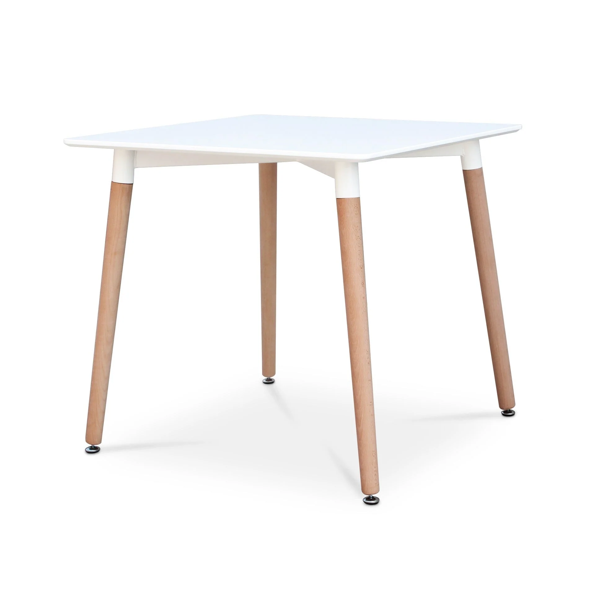 Jean Dining Table Square 80 x 80cm - White - Image 2