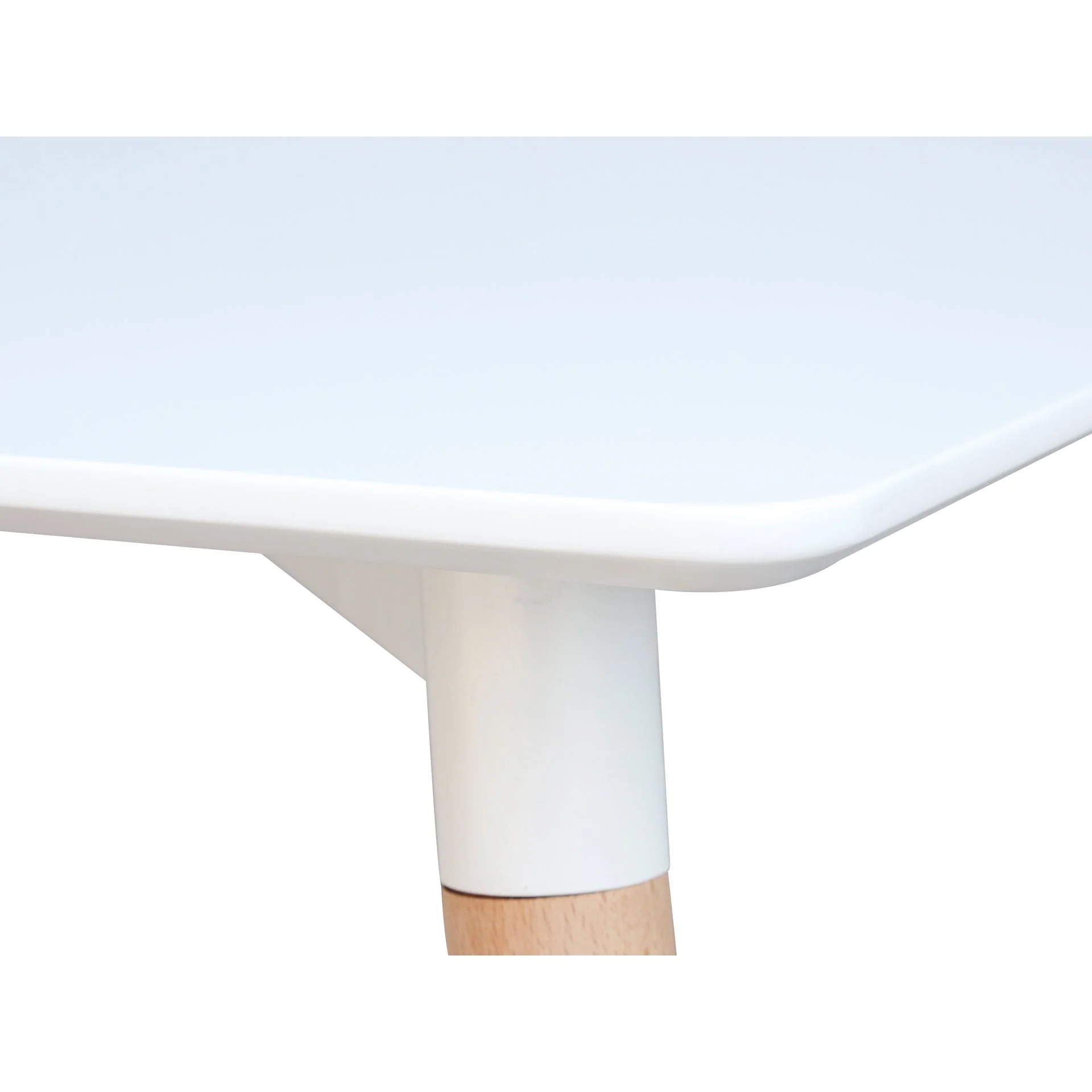 Jean Dining Table Square 80 x 80cm - White - Image 5