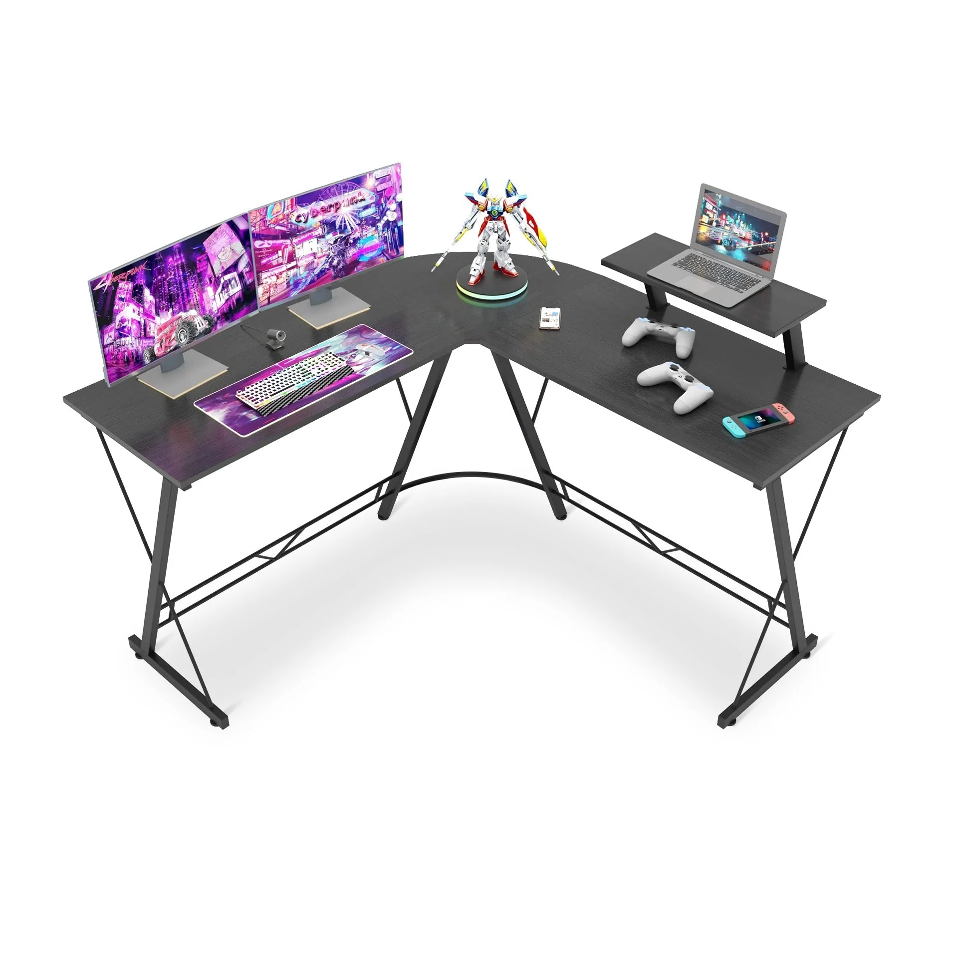 Jeremy Computer Corner Desk - Black - Image 4