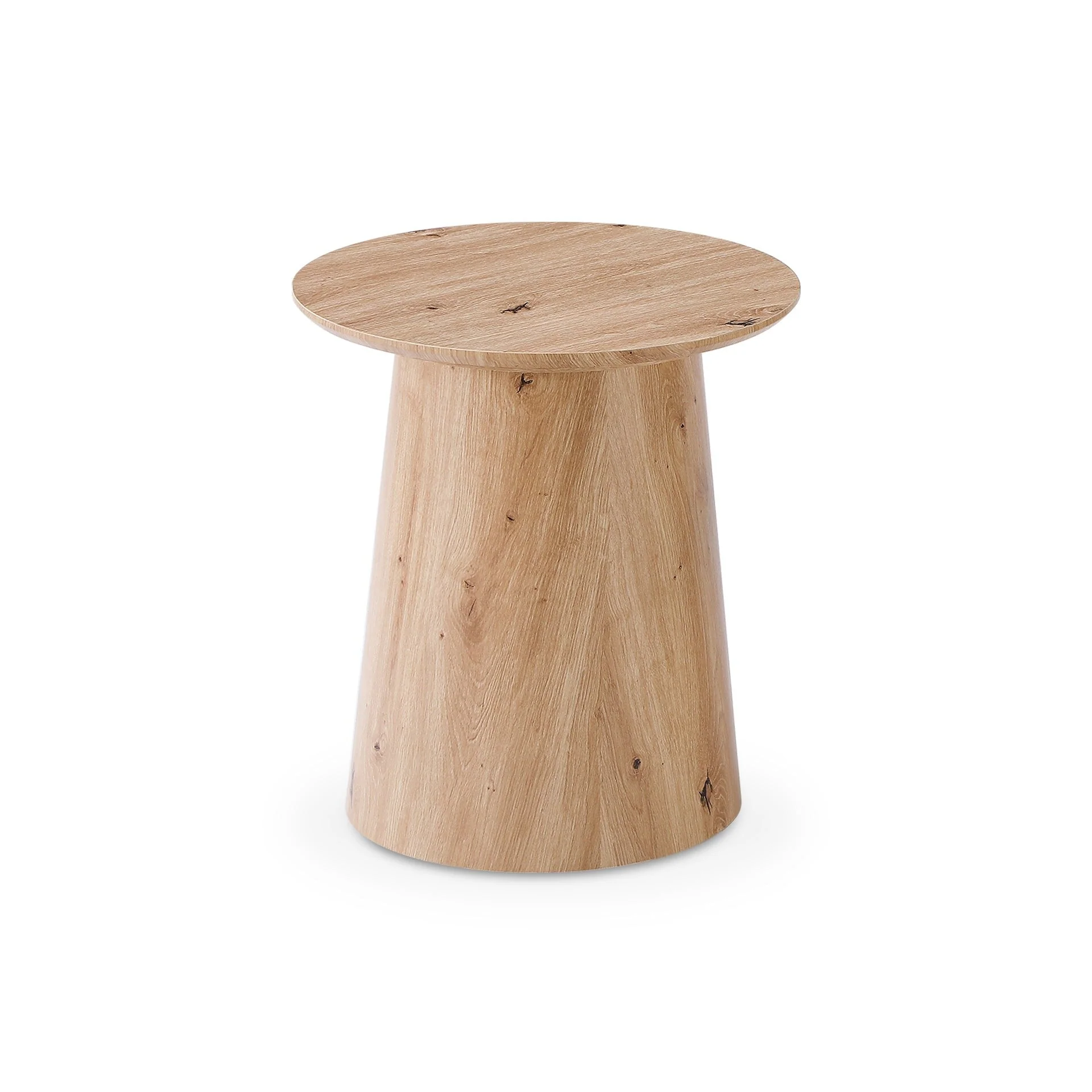 Jordan Round Coffee Table 50cm - Oak - Image 6