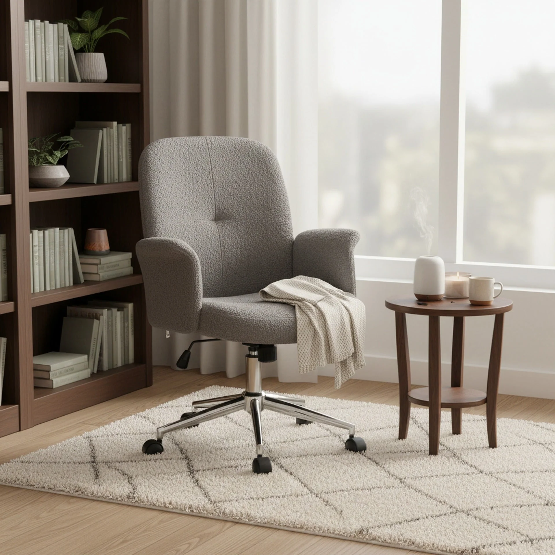 Jorge Office Chair - Dark Grey - Image 4