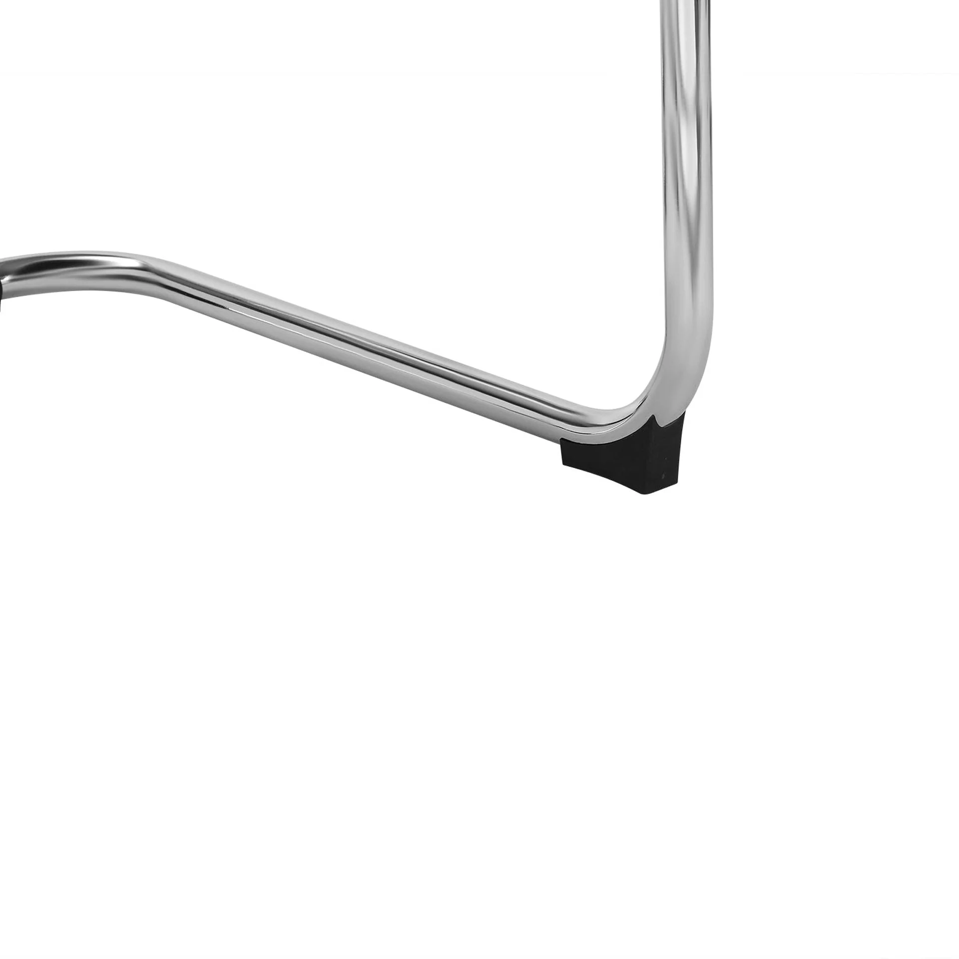 Jose PVC Cantilever Office Chair - Black - Image 7