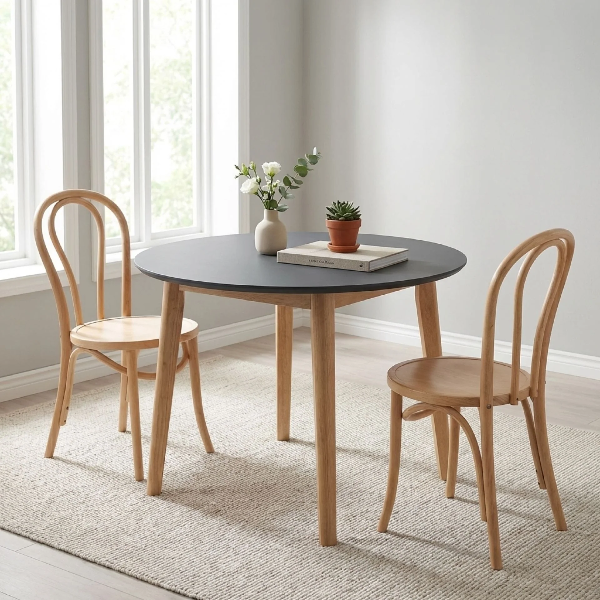 Joshua Thonet Replica Dining Chair - Set of 2 - Natural - Image 2