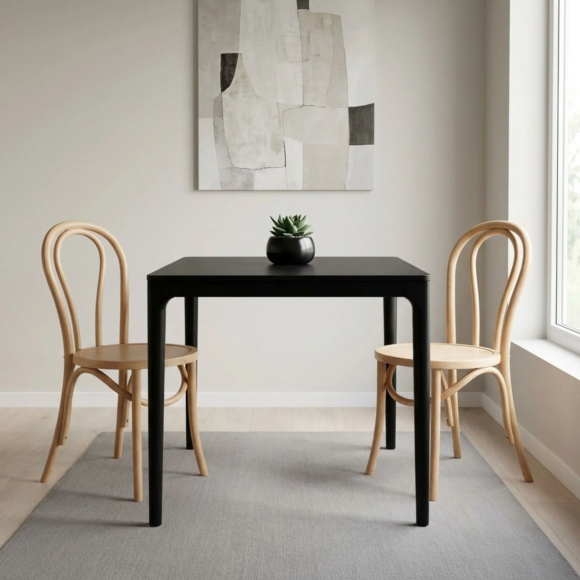 Joshua Thonet Replica Dining Chair - Set of 2 - Natural - Image 4