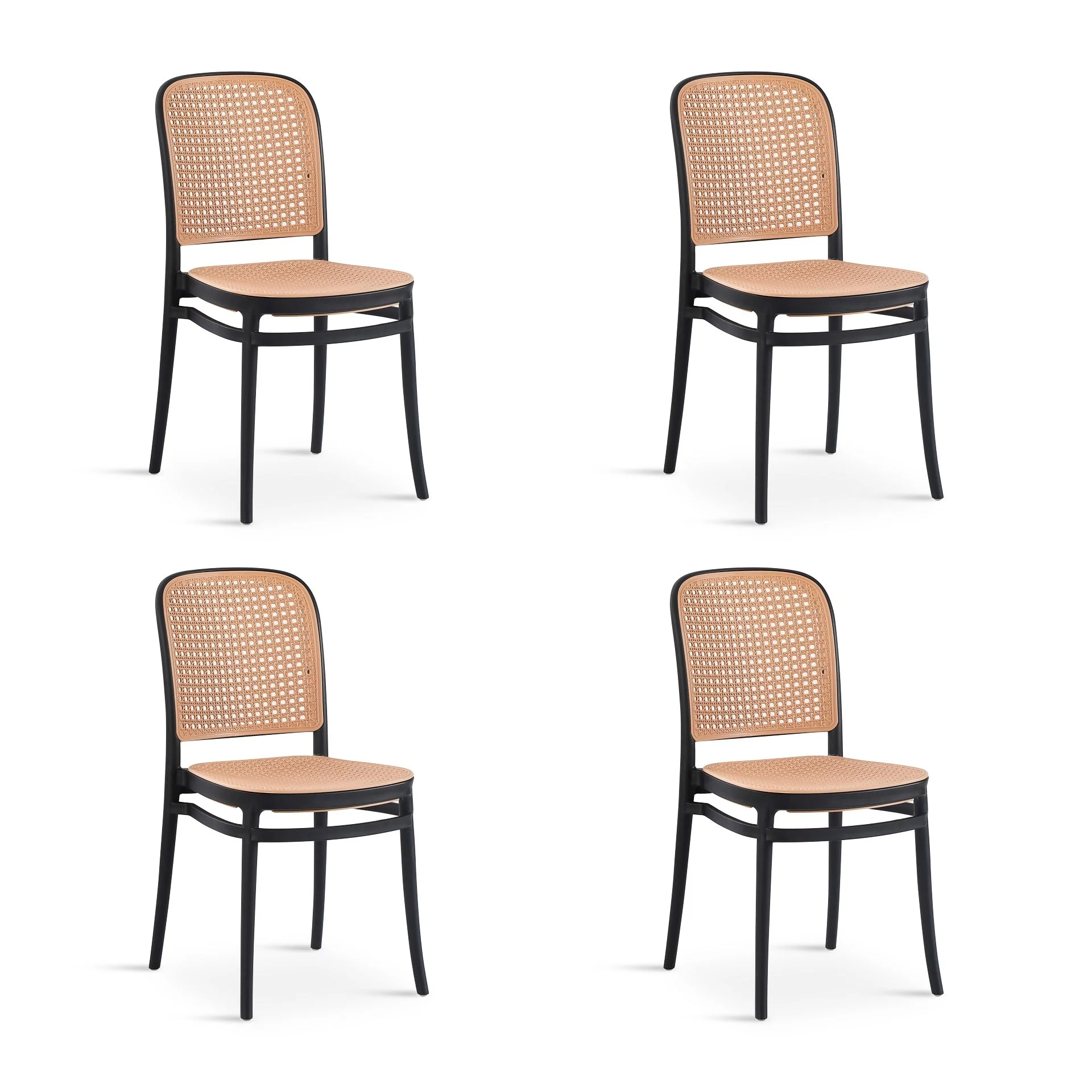 Josiah Dining Chair - Set of 4 - Black - Image 7