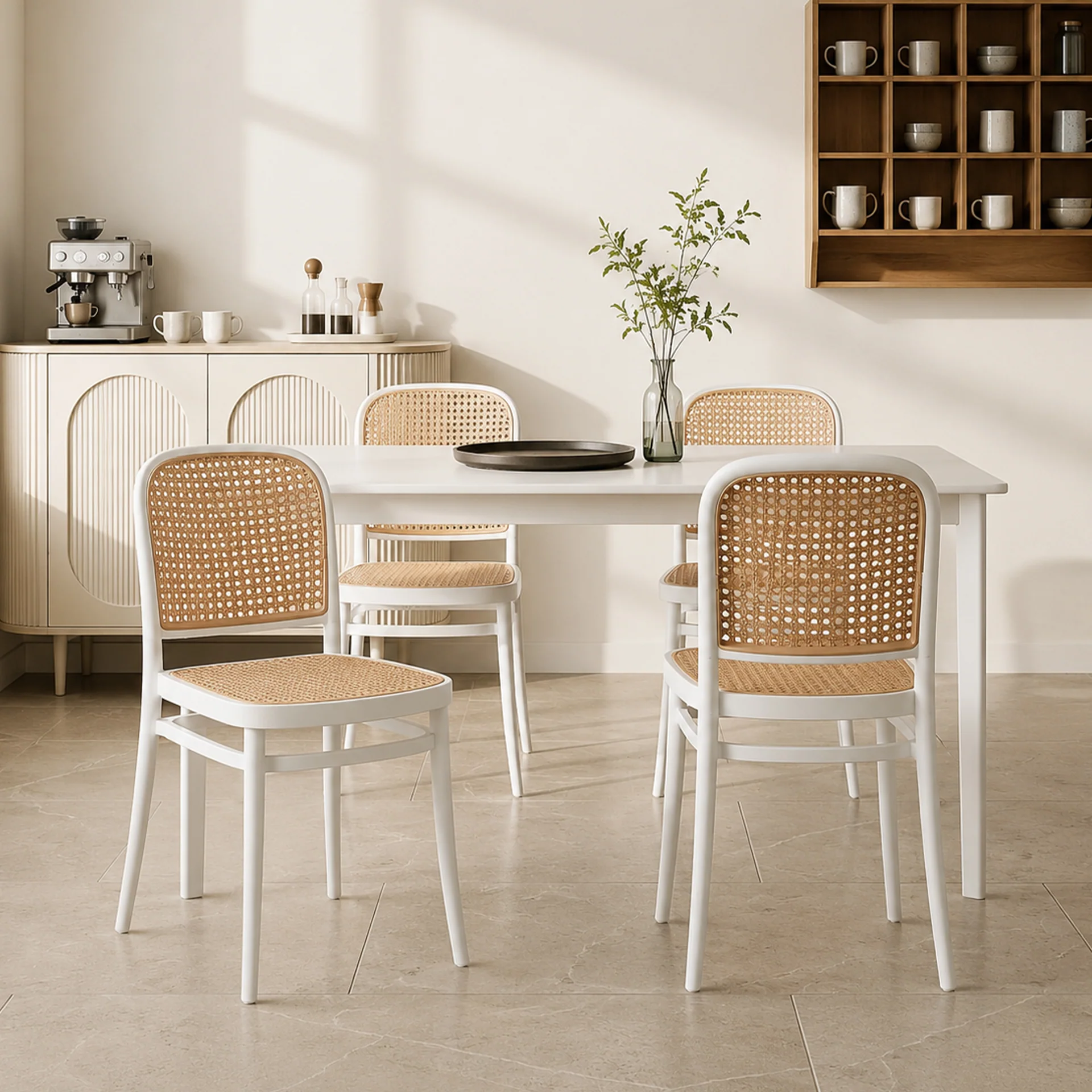 Josiah Dining Chair - Set of 4 - White - Image 5