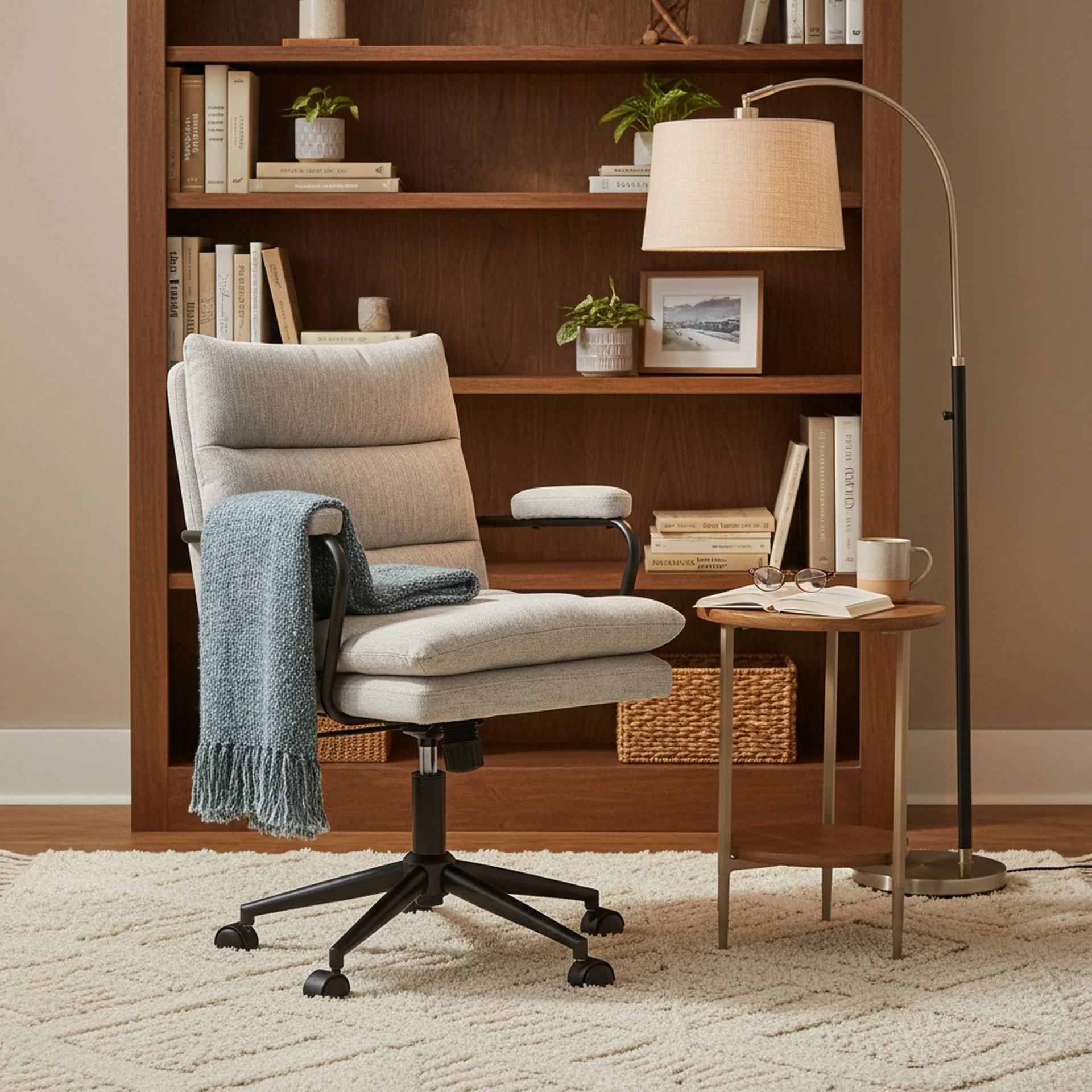 Josue Office Chair - Light Grey - Image 2