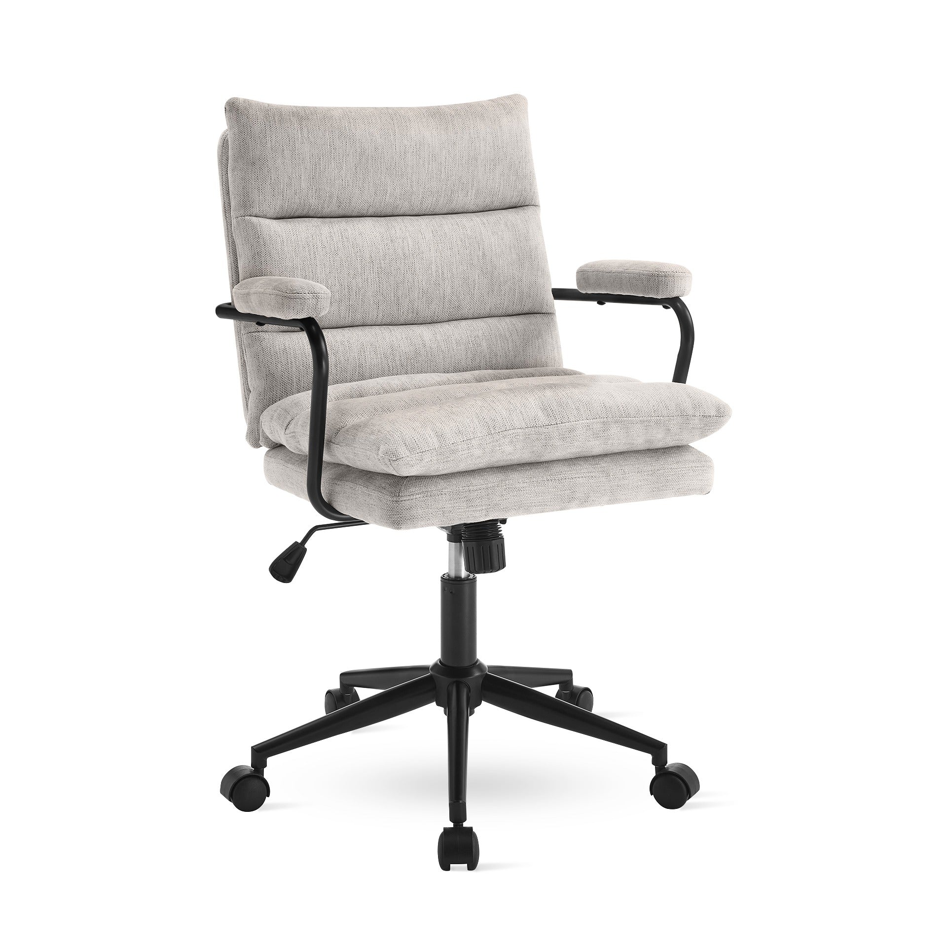 Josue Office Chair - Light Grey - Image 4