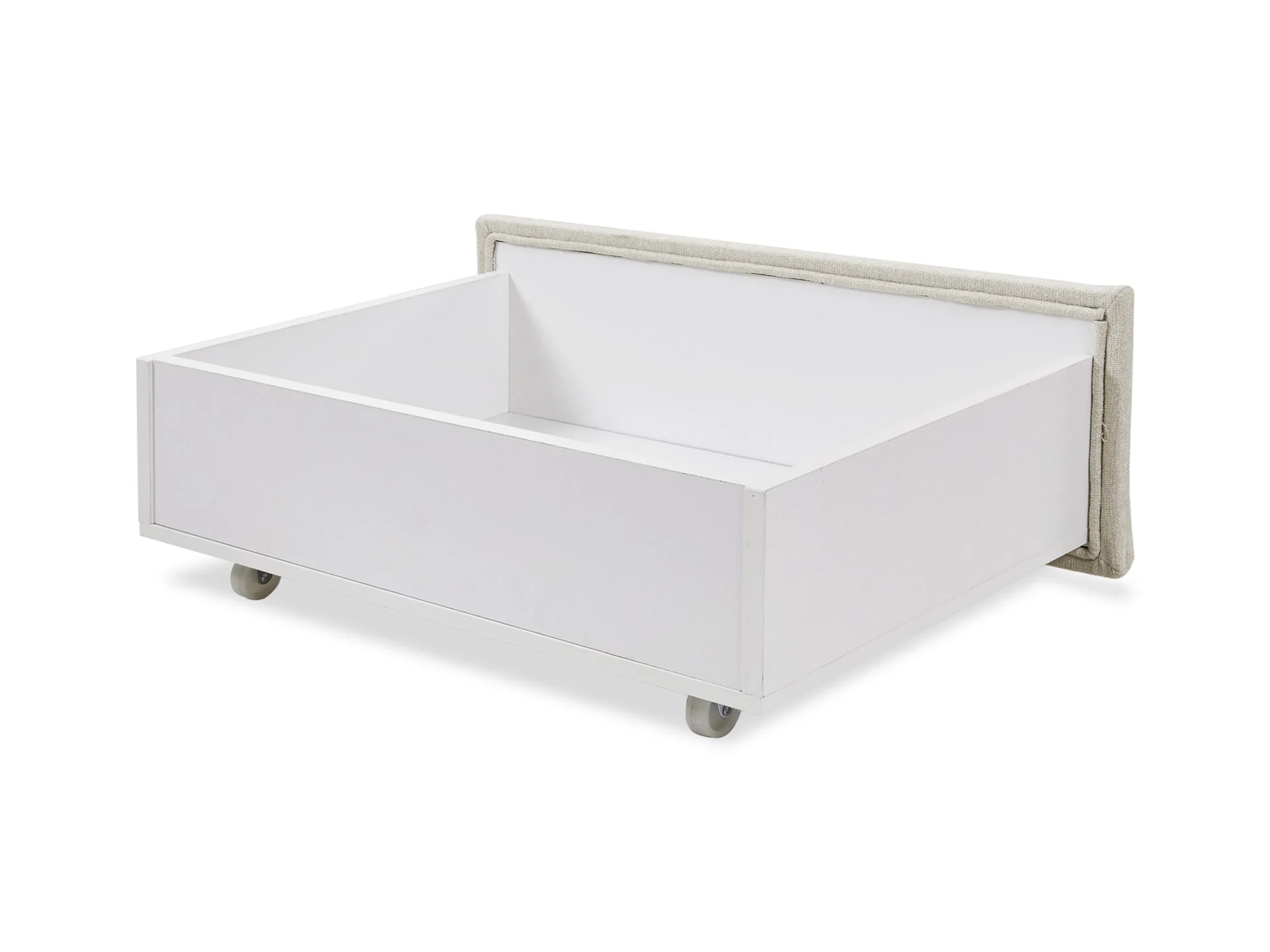 JULIAN Queen Bed Frame with Storage - BEIGE - Image 7