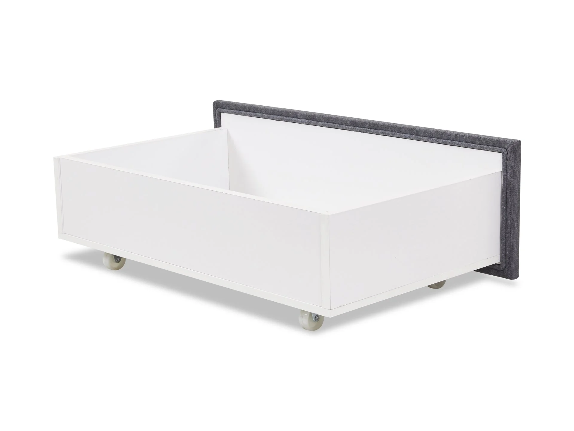 JULIAN Queen Bed Frame with Storage - DARK GREY - Image 8