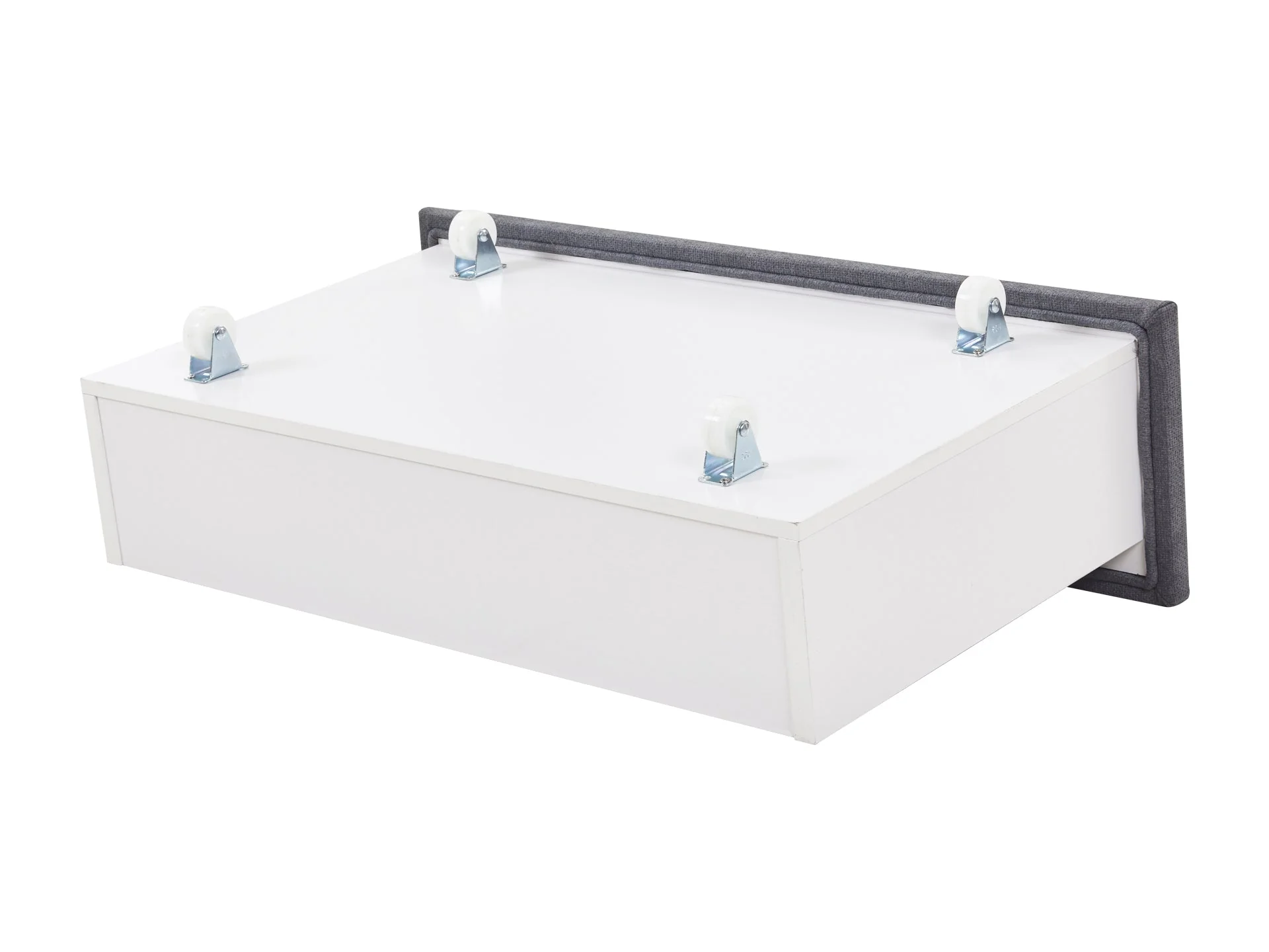 JULIAN Queen Bed Frame with Storage - DARK GREY - Image 9