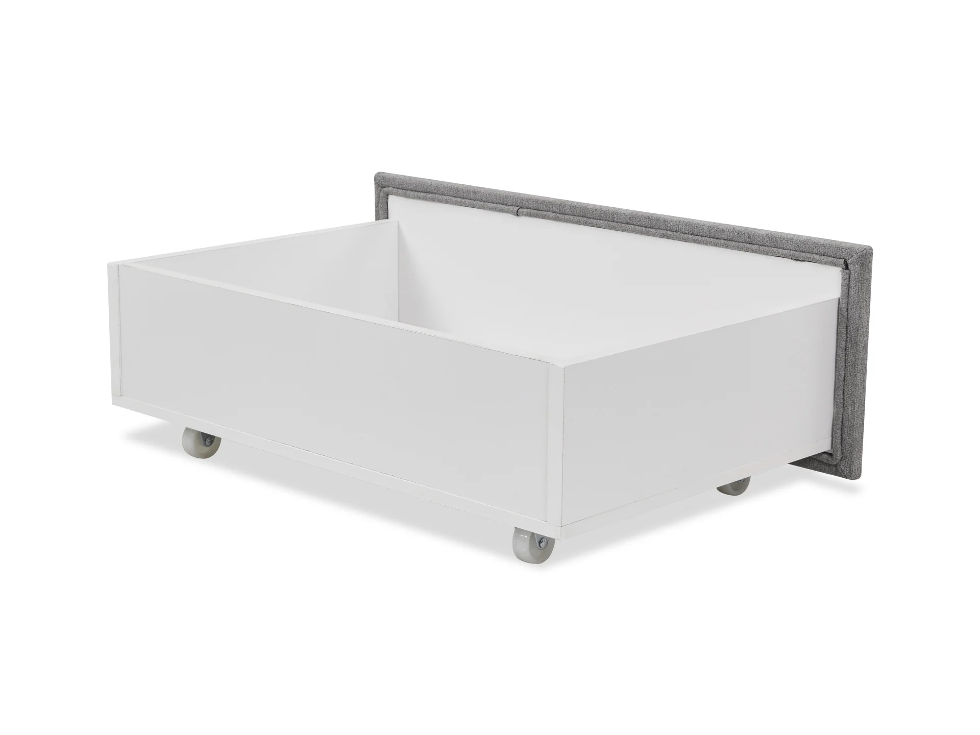 JULIAN Queen Bed Frame with Storage - LIGHT GREY - Image 8