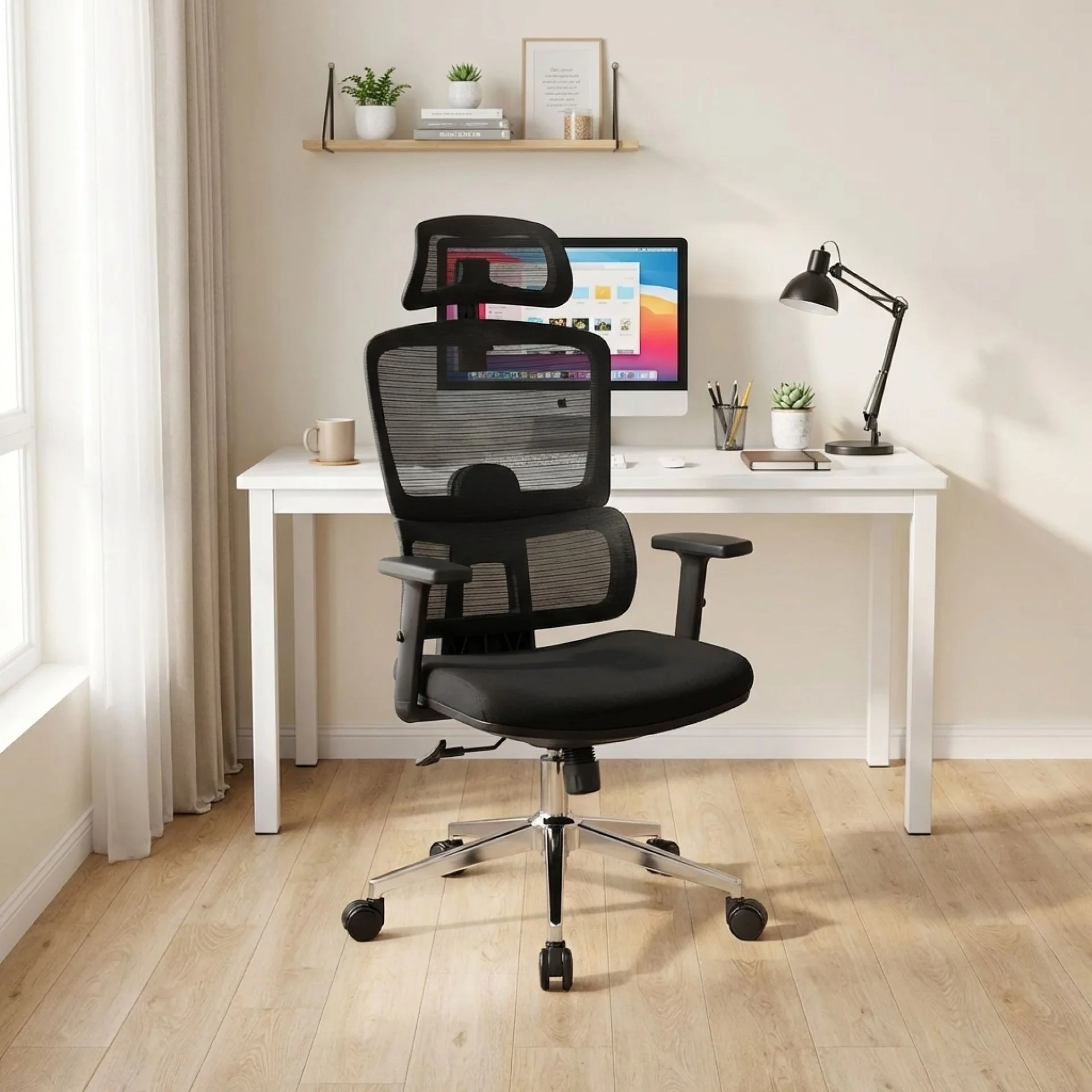 Juno Office Chair - Black - Image 3