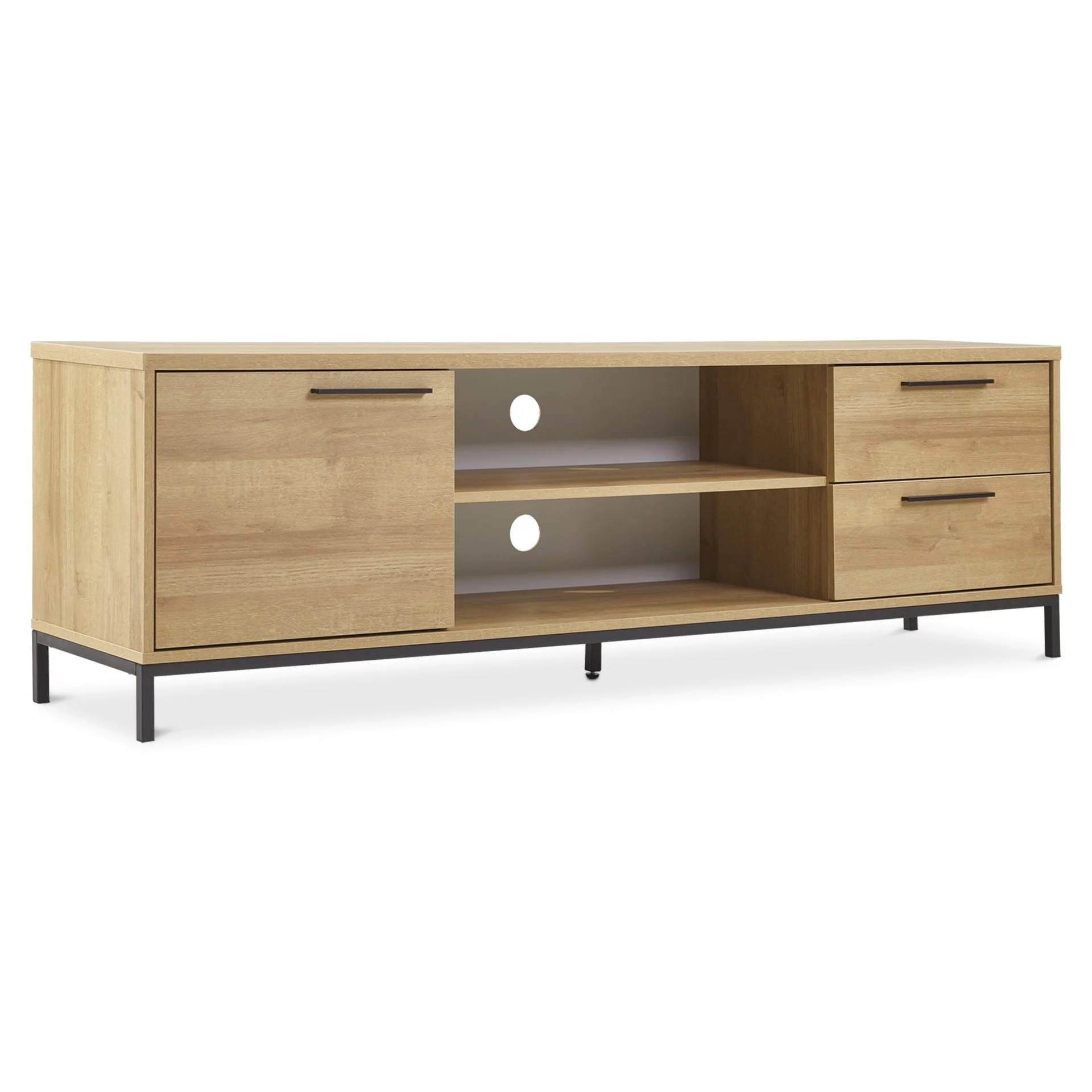 Kaden 1.8m Entertainment Unit - Oak - Image 3