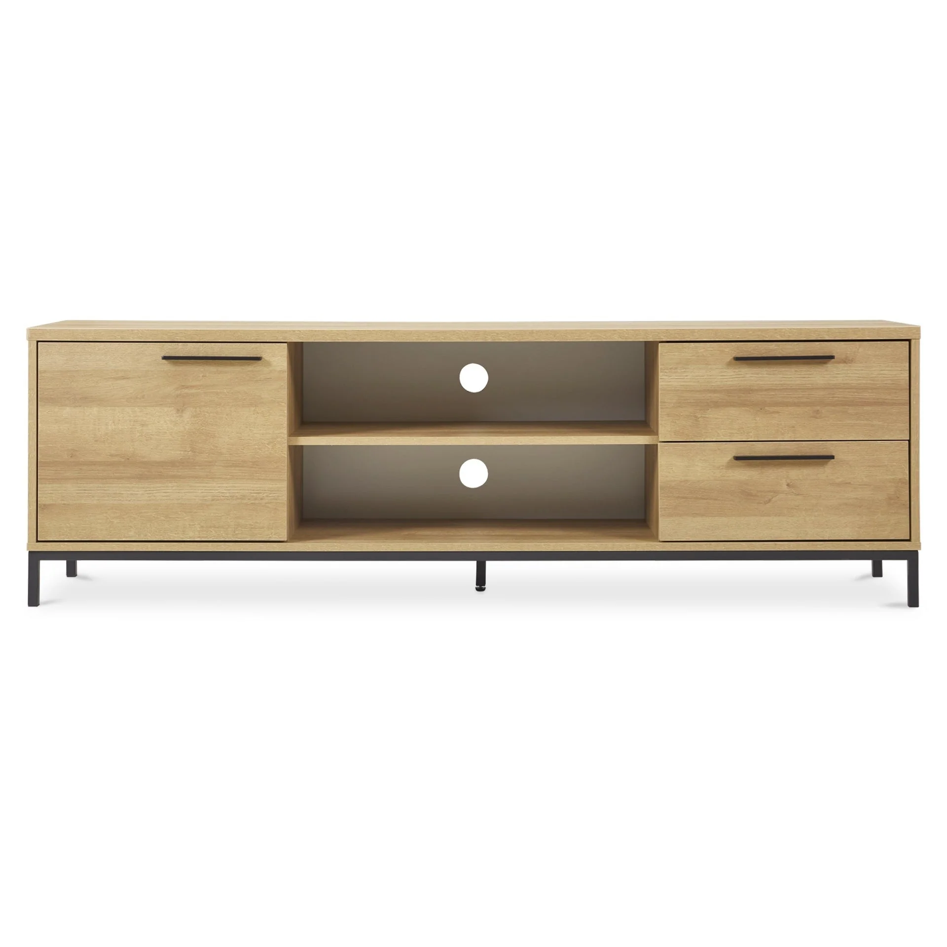 Kaden 1.8m Entertainment Unit - Oak - Image 5