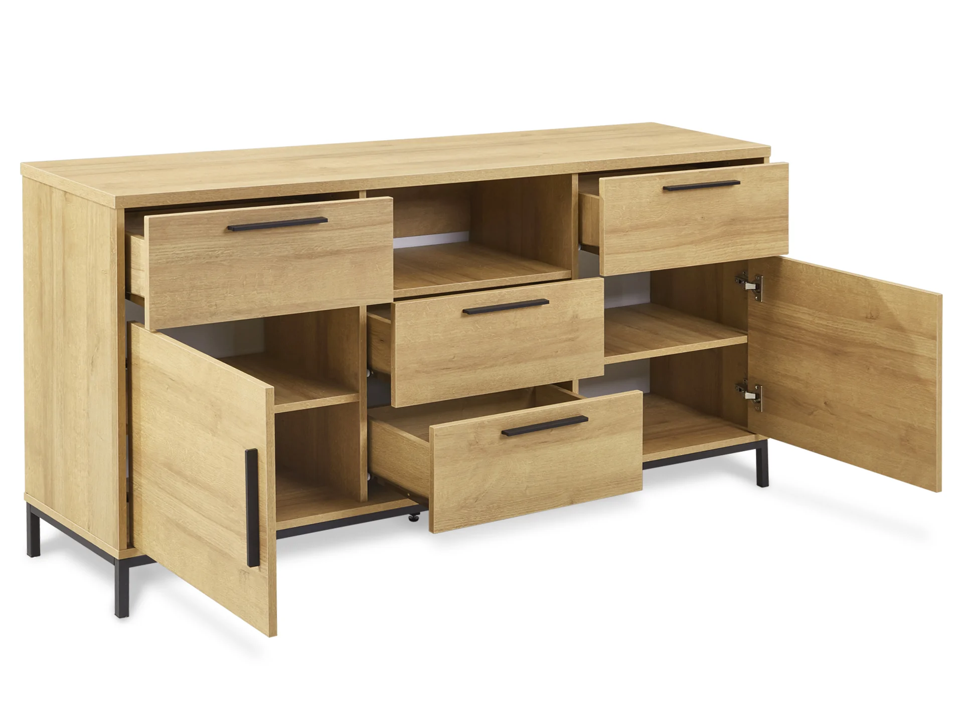 Kaden Sideboard Buffet Table - Oak - Image 8