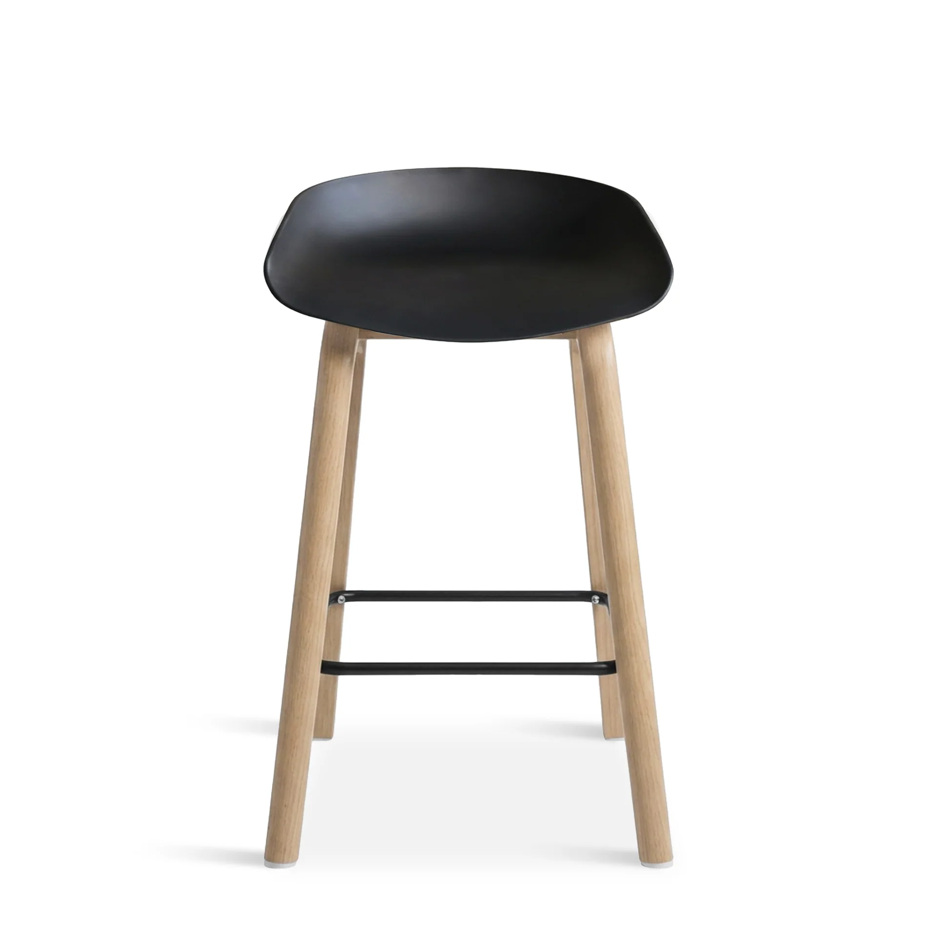 Kai Bar Stool Metal Barstool 65cm - Black - Image 10