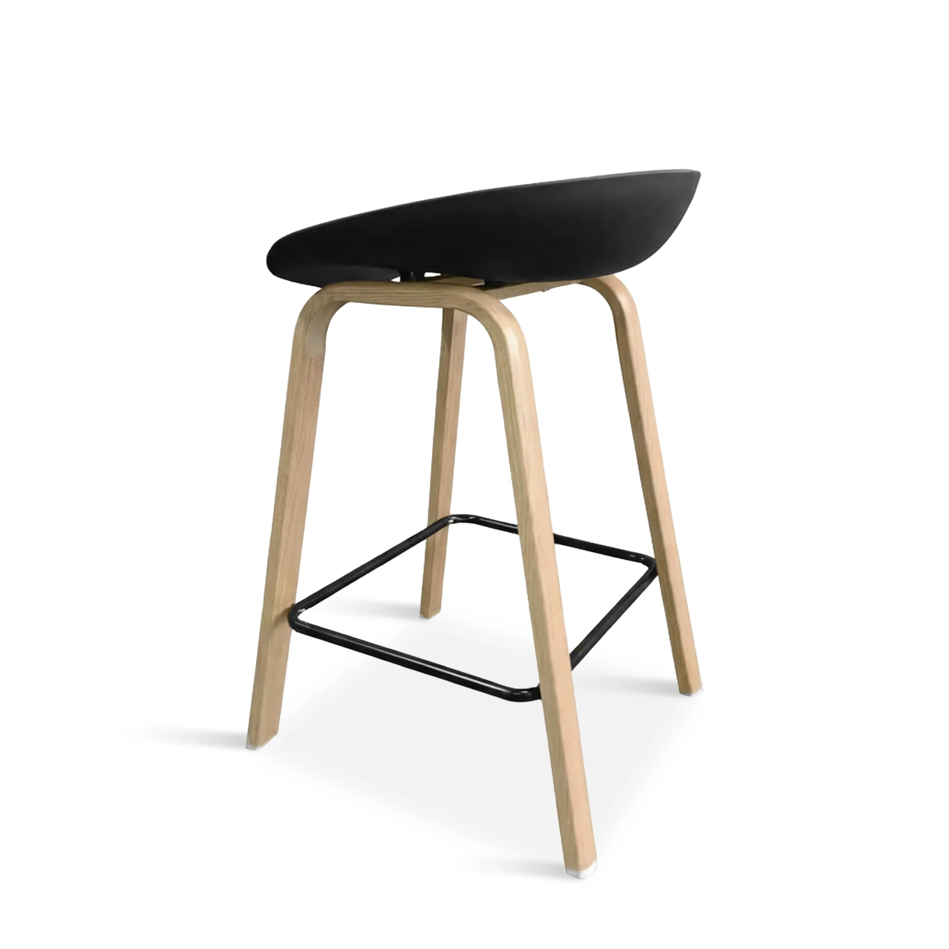 Kai Bar Stool Metal Barstool 65cm - Black - Image 9