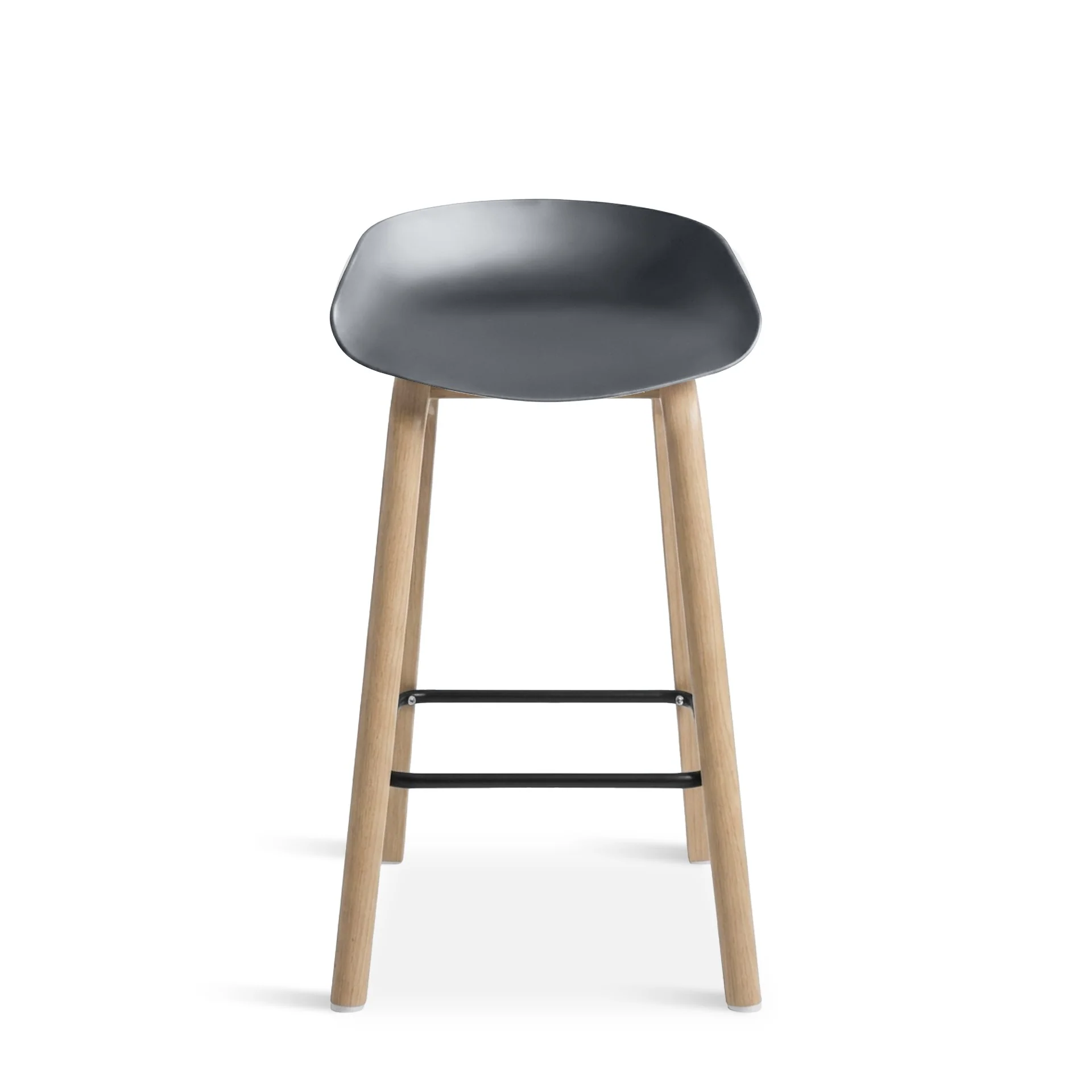 Kai Pro Metal Bar Stool 75cm - Set of 2 - Grey - Image 6
