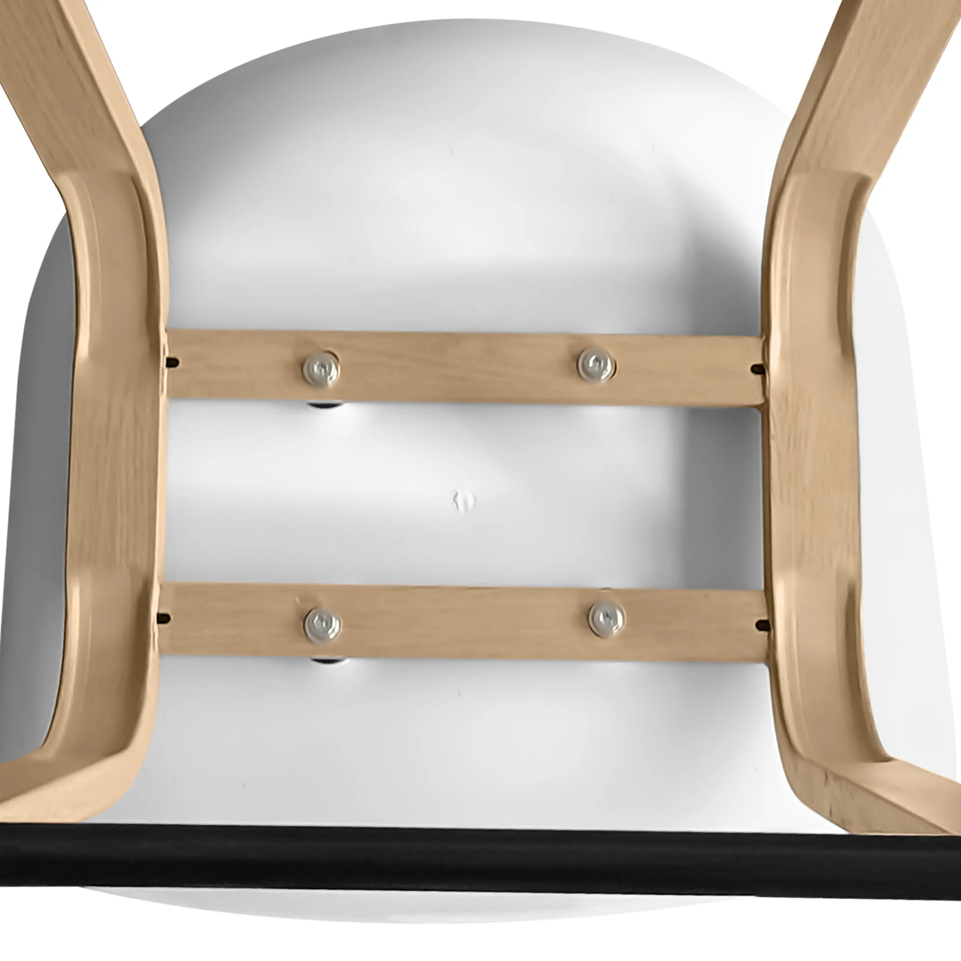 Kai Bar Stool Metal Barstool 75cm - White - Image 11