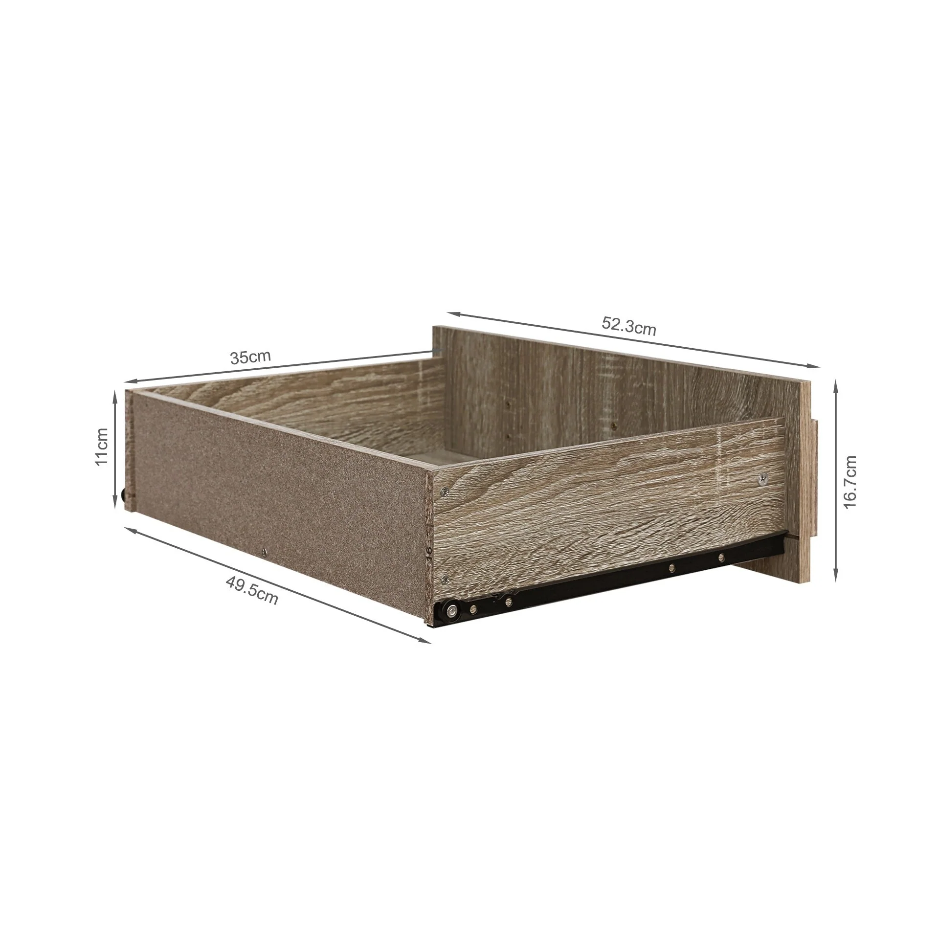 Kalani 1.2m Entertainment Unit - Sonama Oak - Image 9