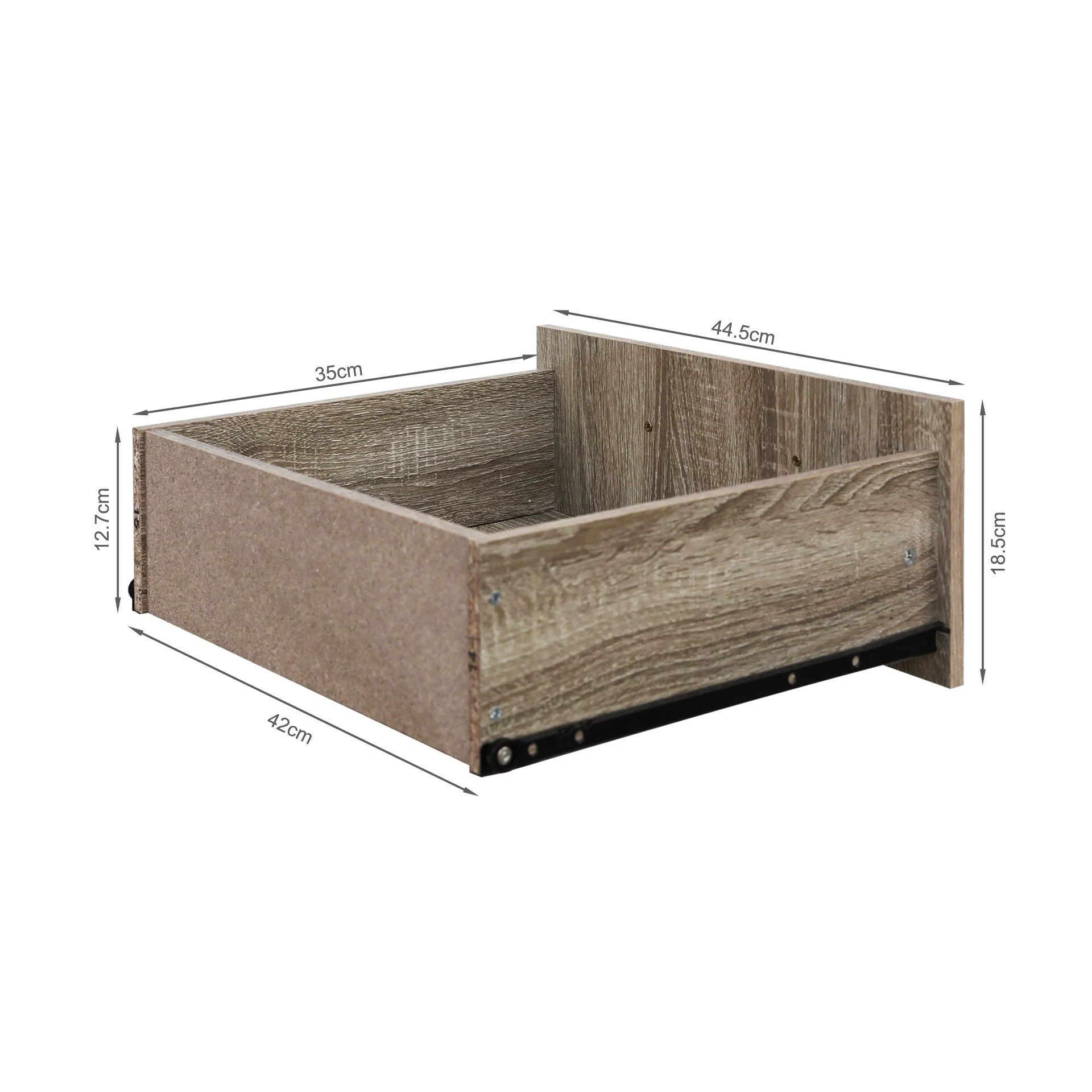 Kalani Bedside Table - Sonama Oak - Image 9