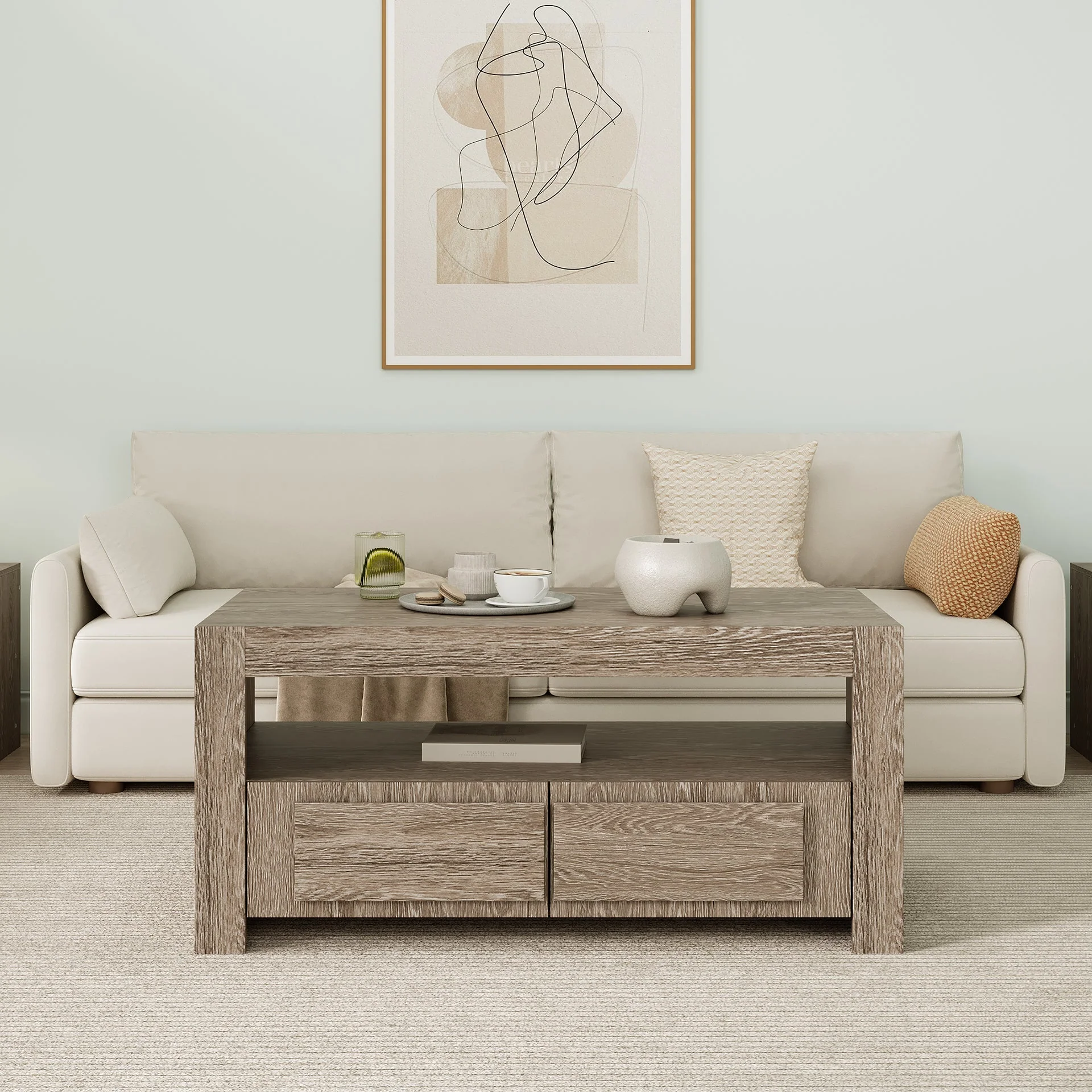 Kalani Coffee Table - Sonama Oak - Image 2