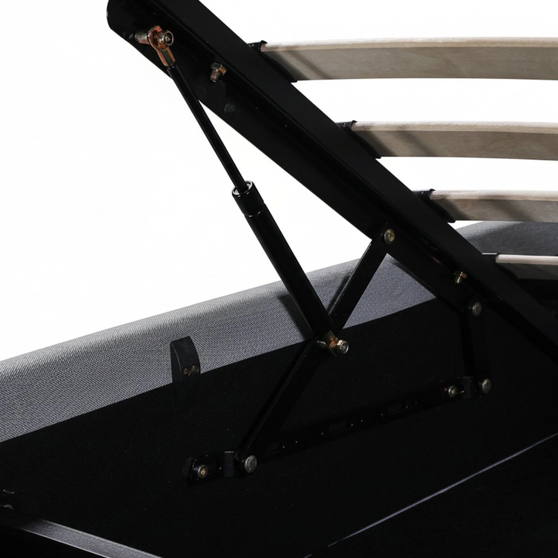 Kano Queen Gas Lift Bed Frame - Grey - Image 13
