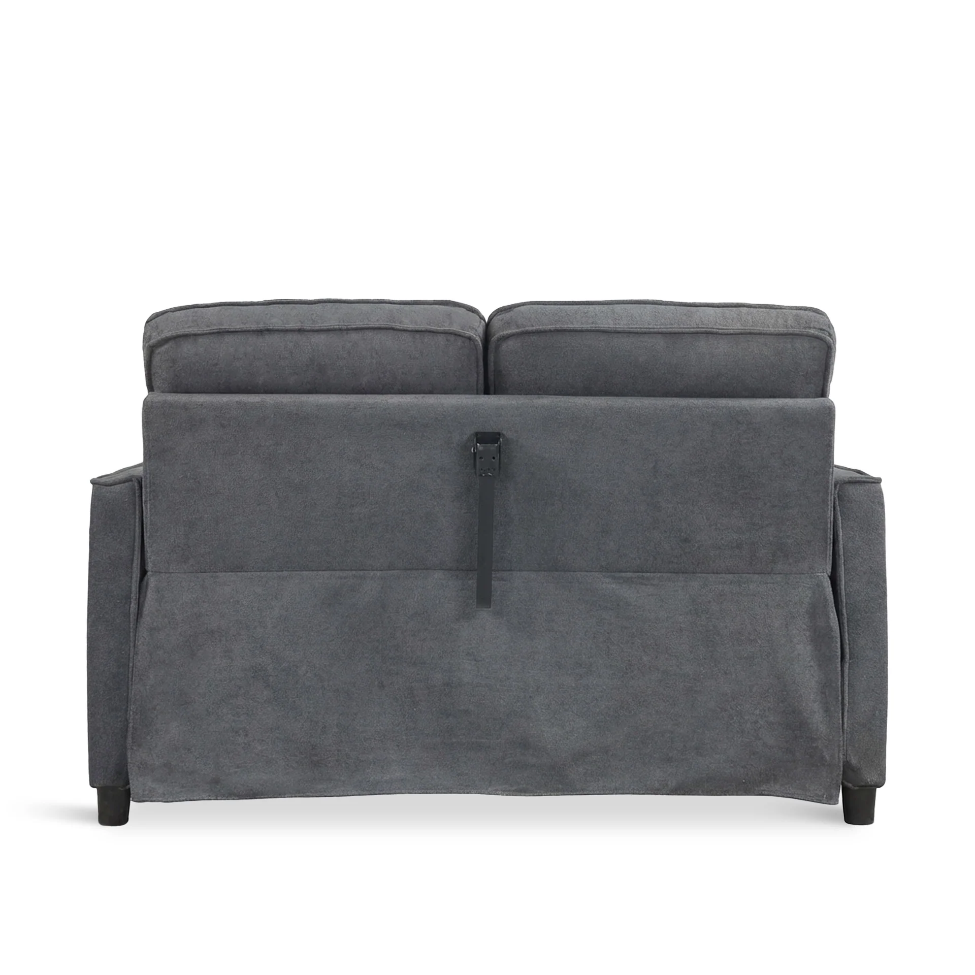 Kauri Boucle 2 Seater Sofa Bed - Dark Grey - Image 15