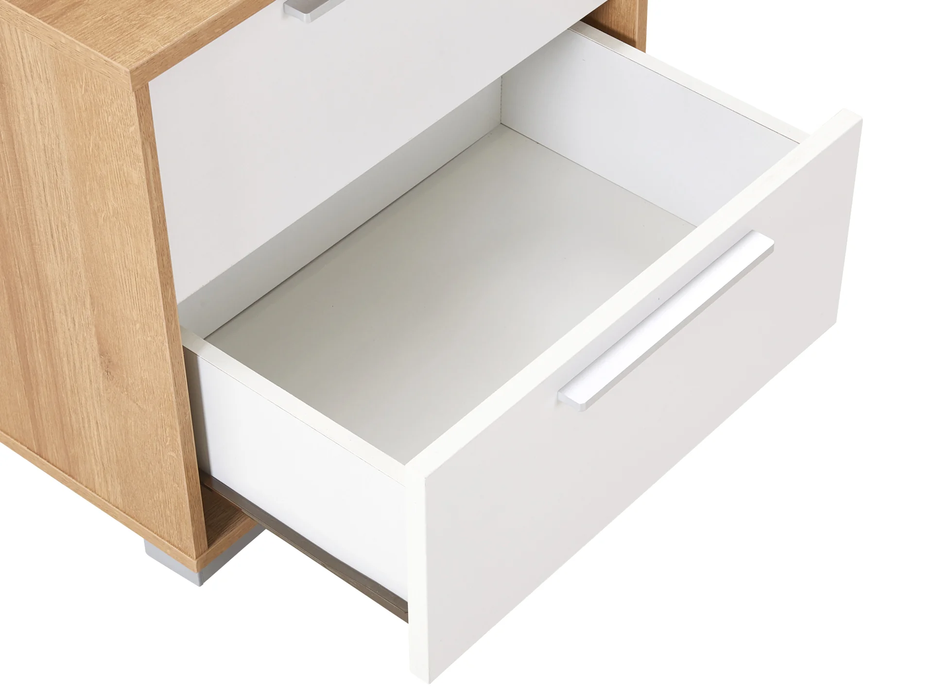 KAWEKA Wooden Bedside Table - Oak - Image 2