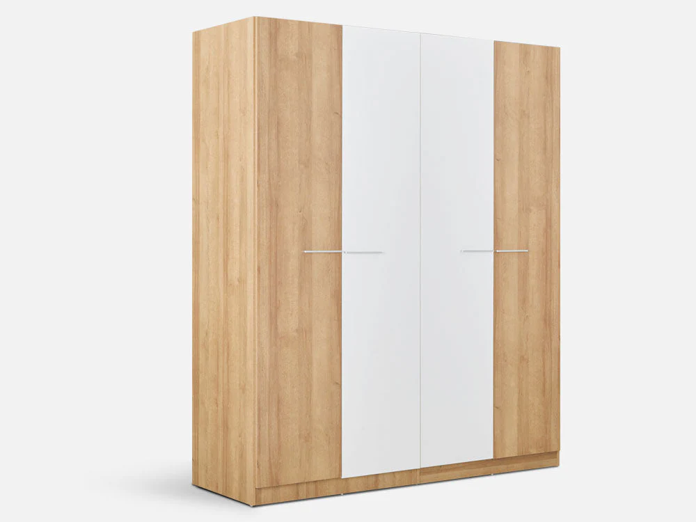 KAWEKA Wooden Wardrobe - Oak - Image 4