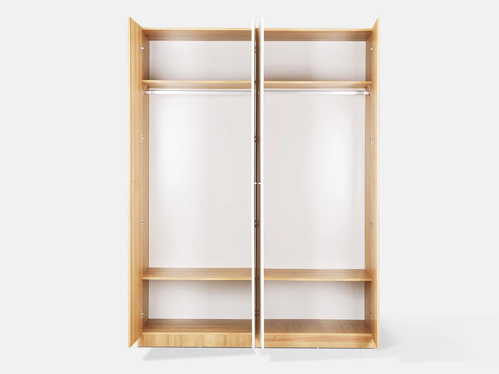 KAWEKA Wooden Wardrobe - Oak - Image 5