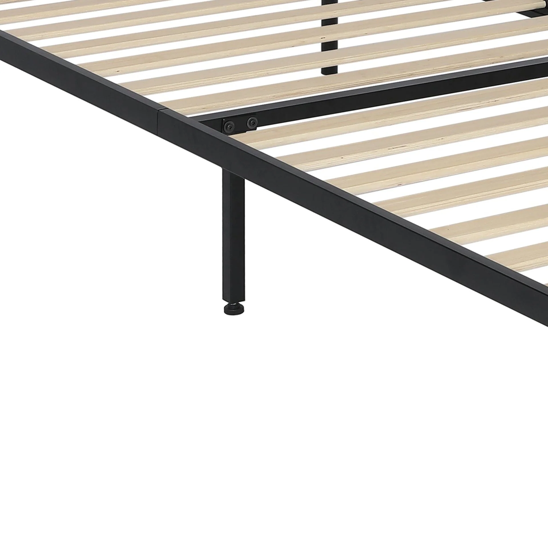Keira Single Metal Bed Frame - Black - Image 10