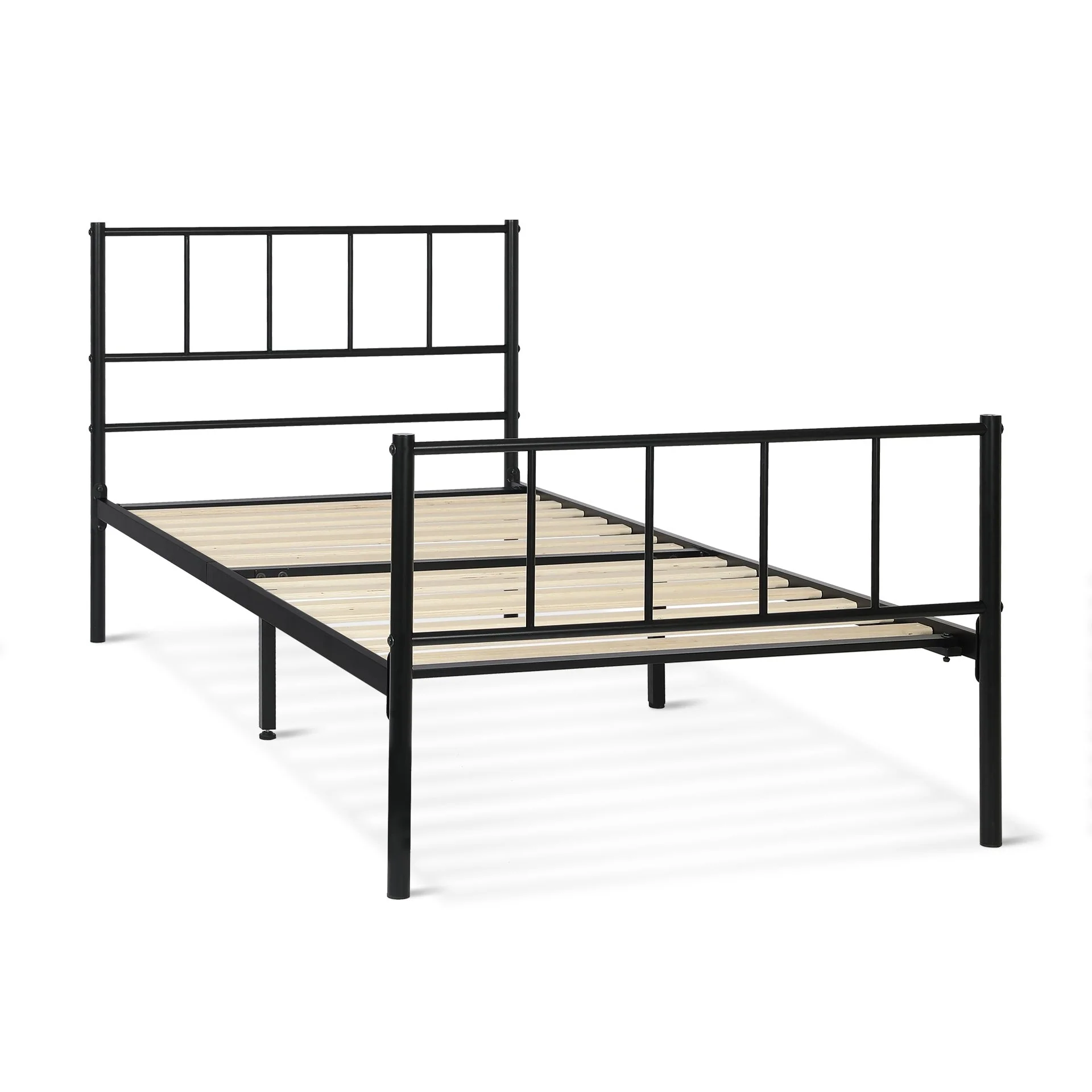 Keira Single Metal Bed Frame - Black - Image 7