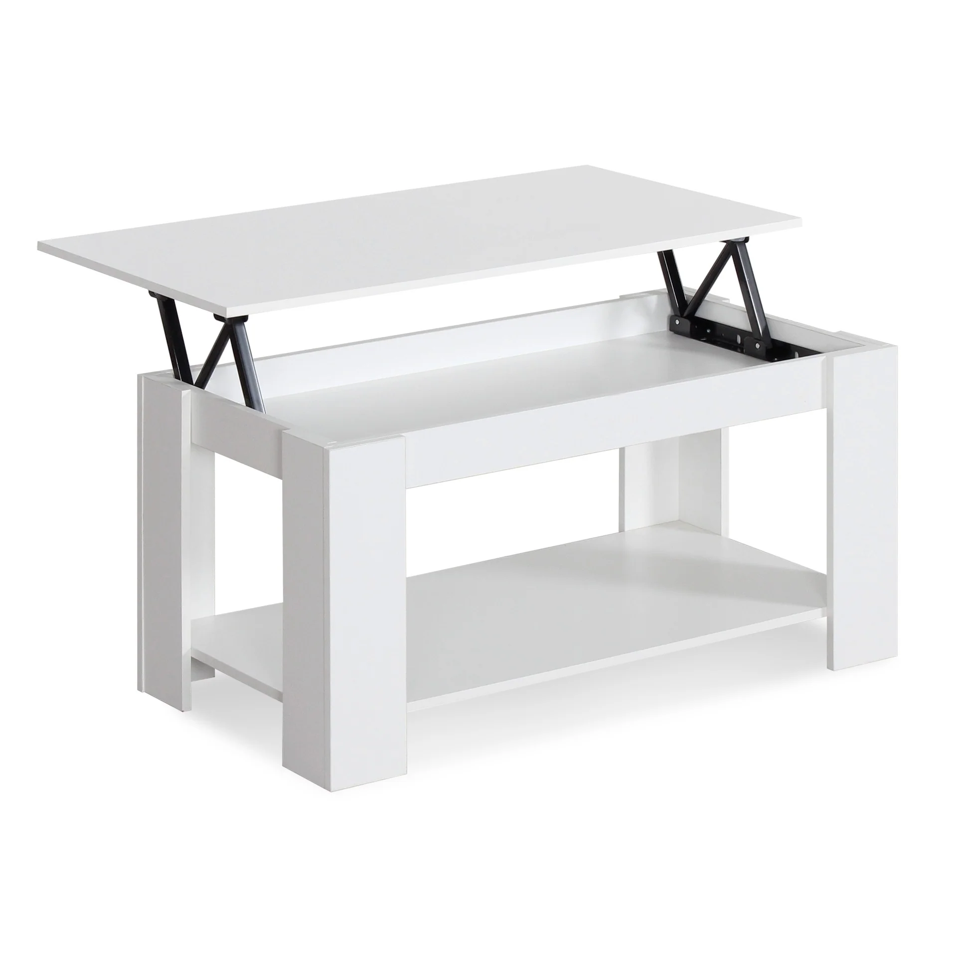 Kendall Lift Top Coffee Table - White - Image 8