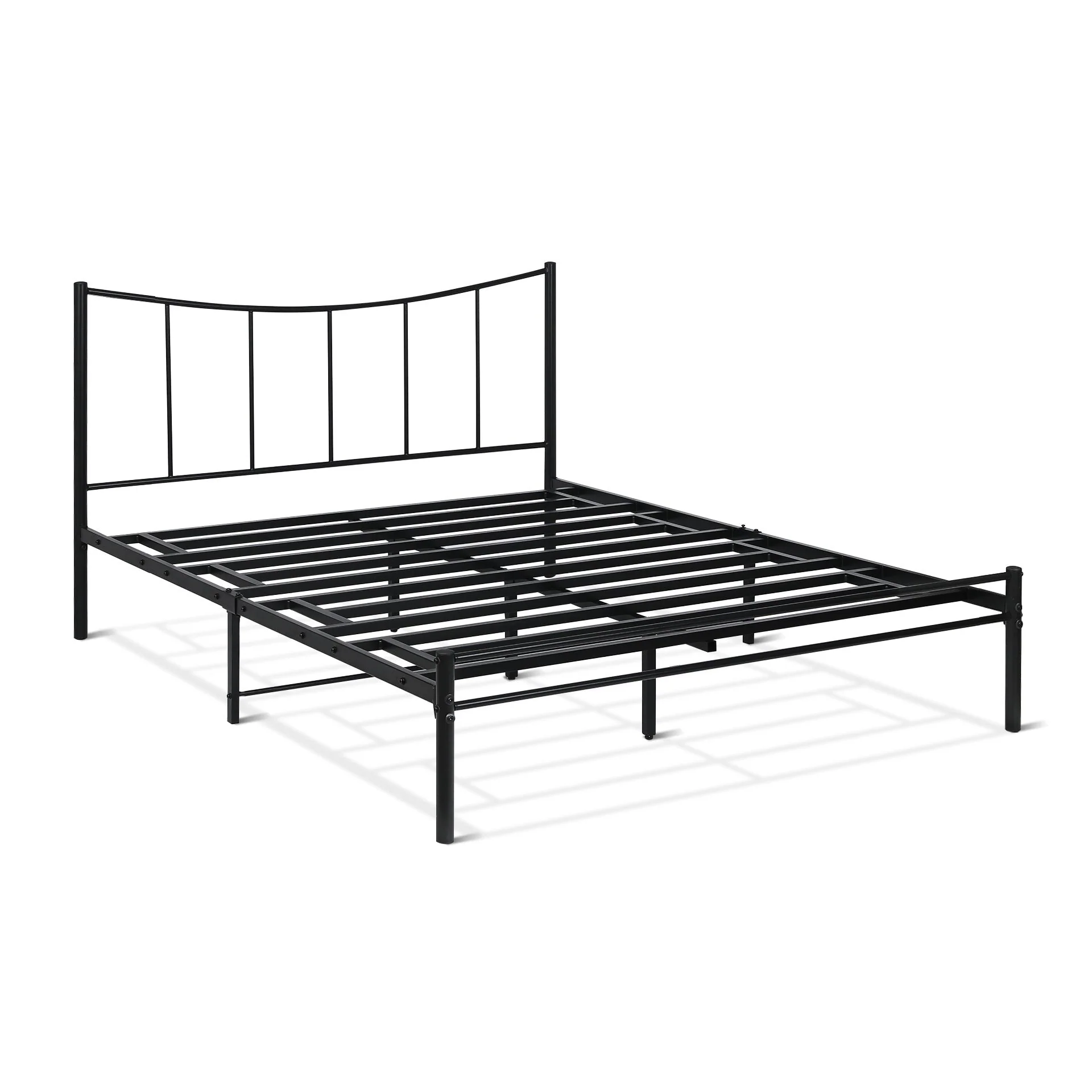 Kinsley Queen Metal Bed Frame - Black - Image 6