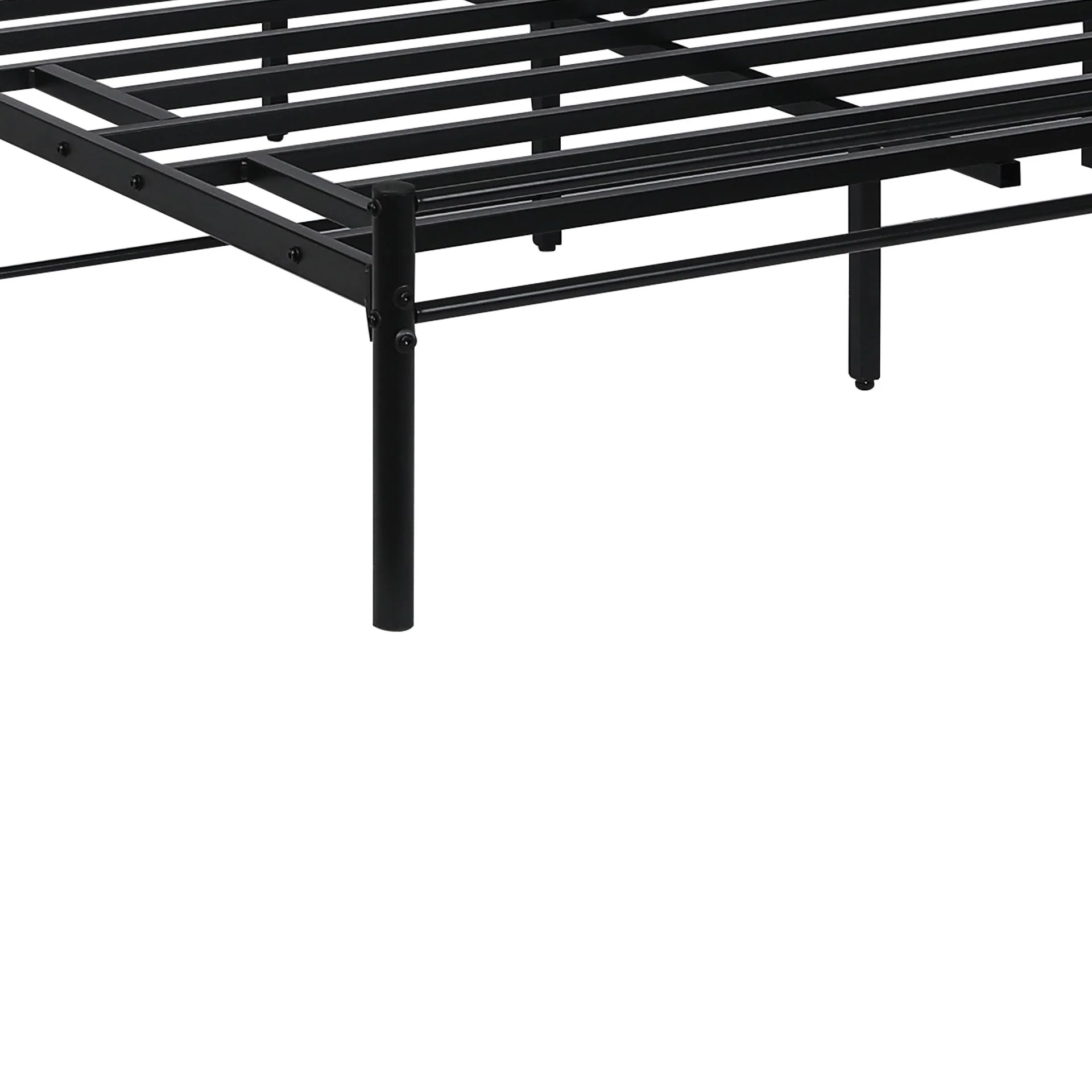 Kinsley Queen Metal Bed Frame - Black - Image 8