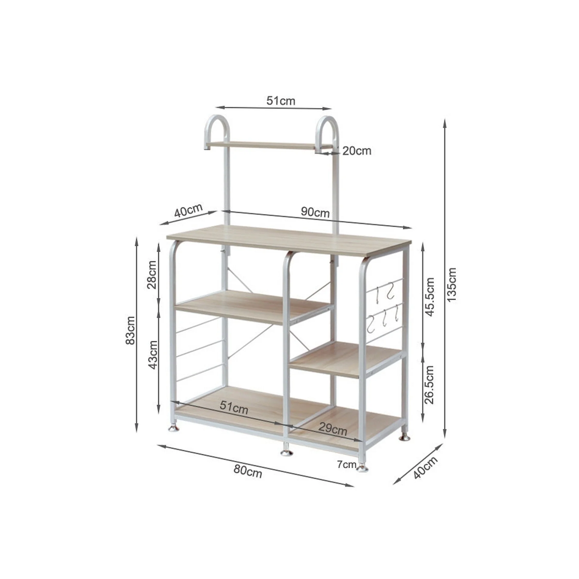 Kitchen Storage Shelf Stand - Image 5