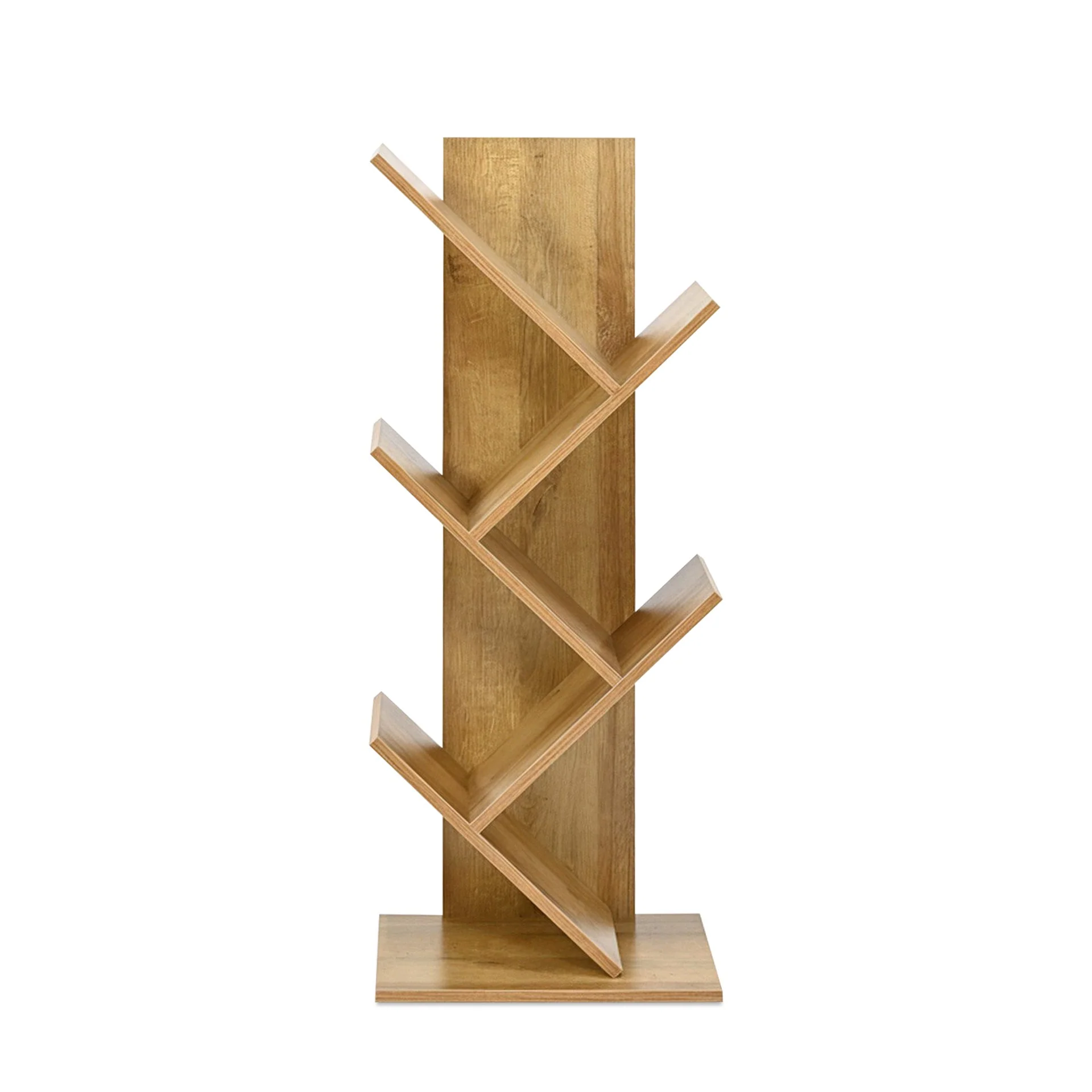 Koru 4 Tier Tree Bookshelf - Oak - Image 8
