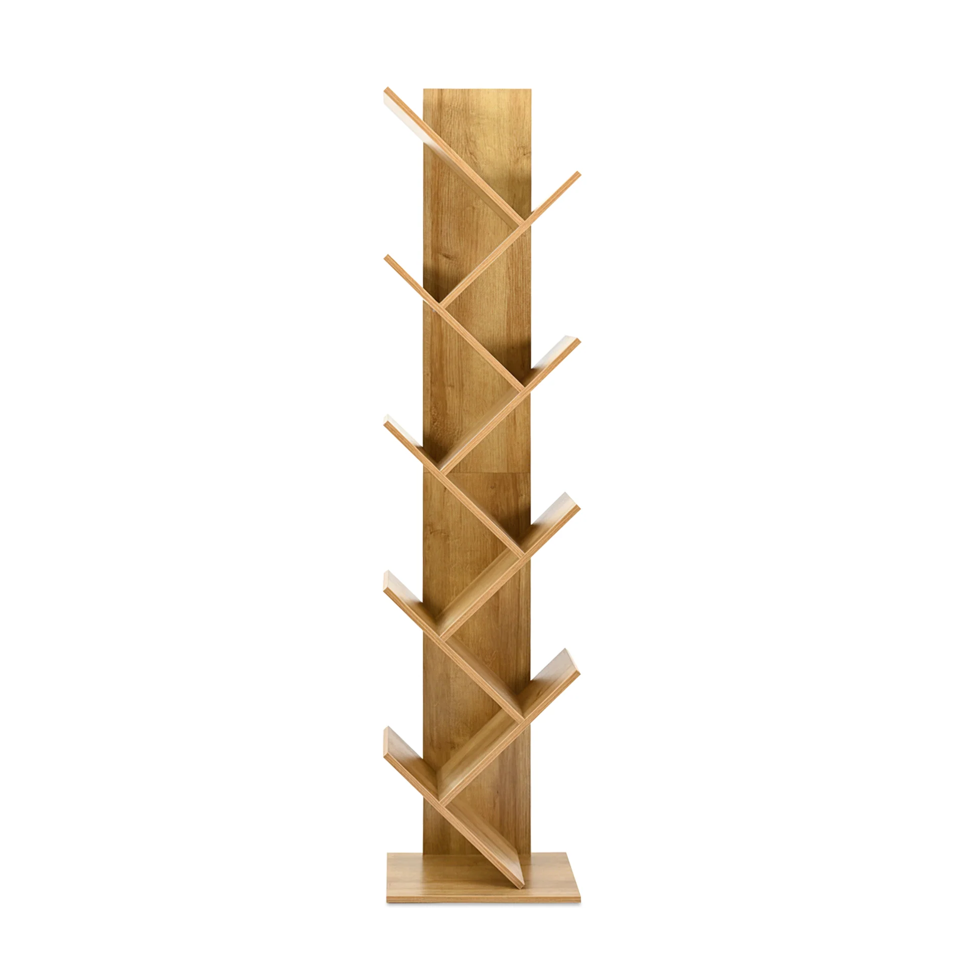 Koru 8 Tier Tree Bookshelf - Oak - Image 9