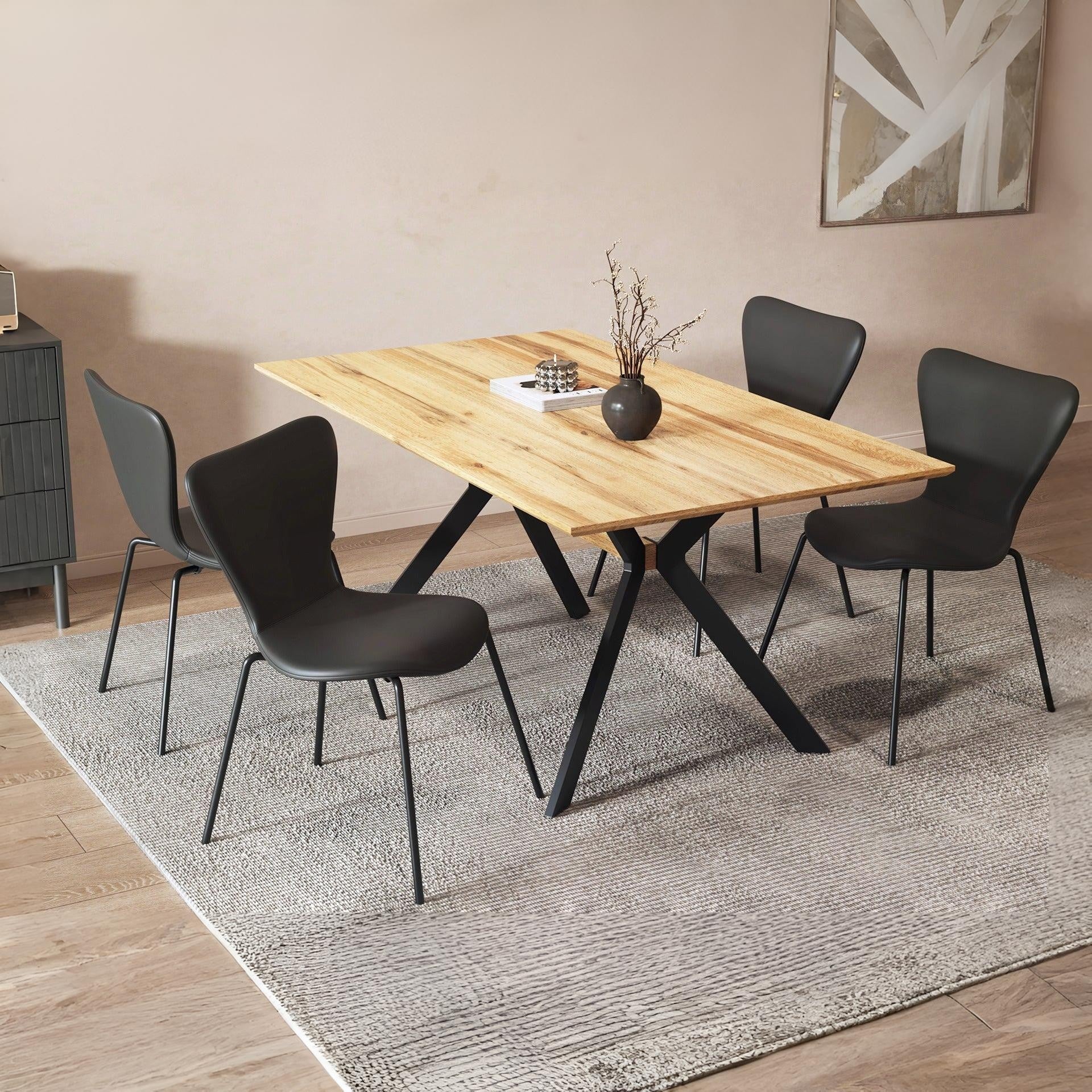 Kyra Dining Chair - Set Of 4 - Black - Image 2