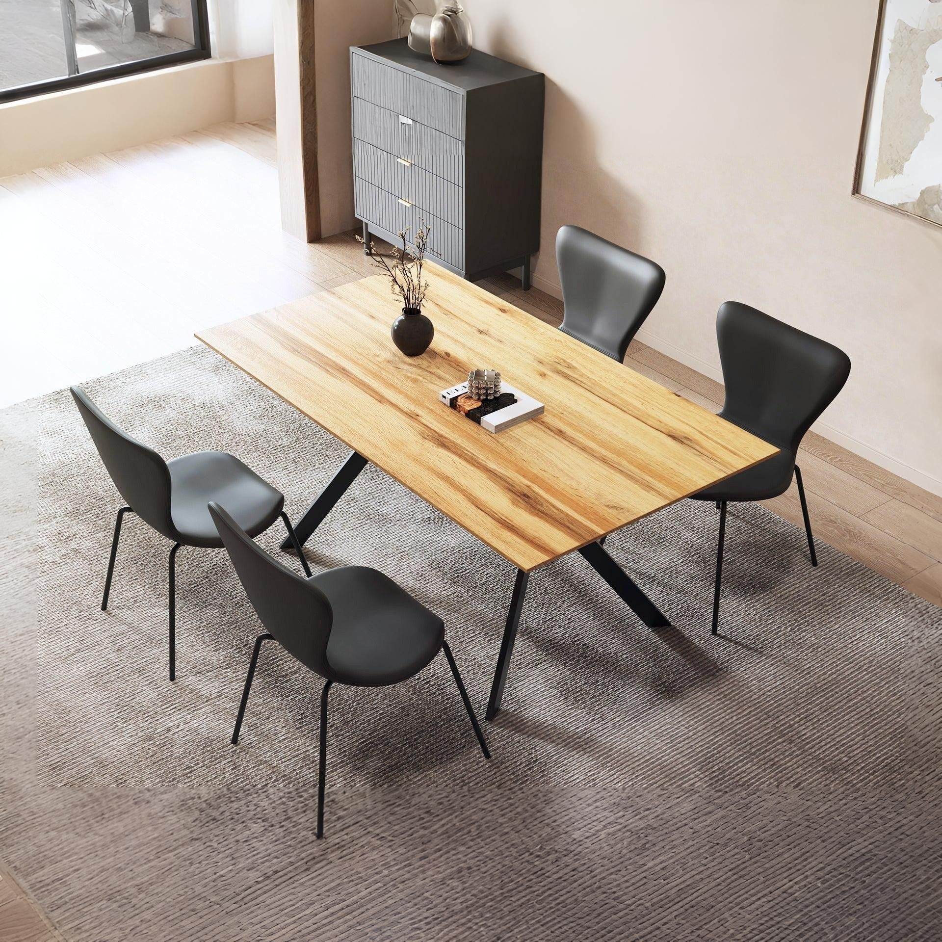 Kyra Dining Chair - Set Of 4 - Black - Image 3