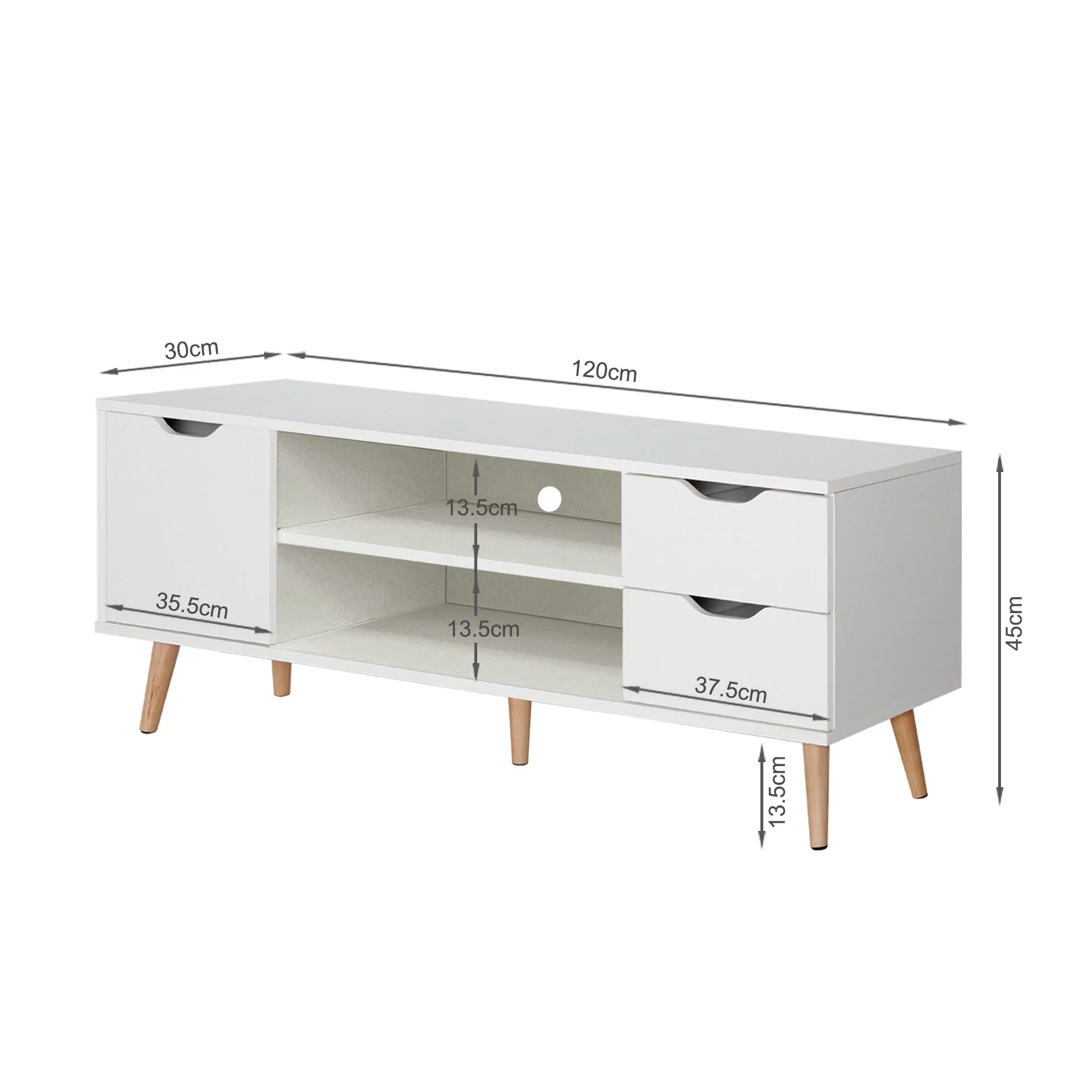Laguna 1.2M Entertainment Unit - White - Image 11